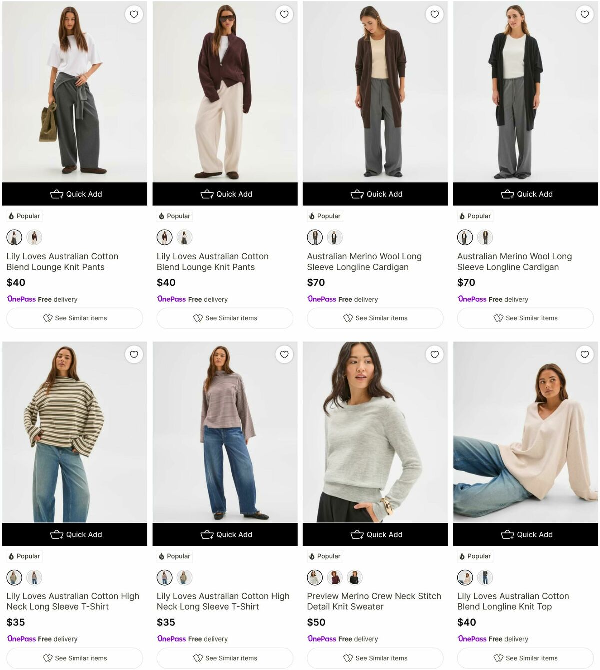 Target Catalogues from 30 March