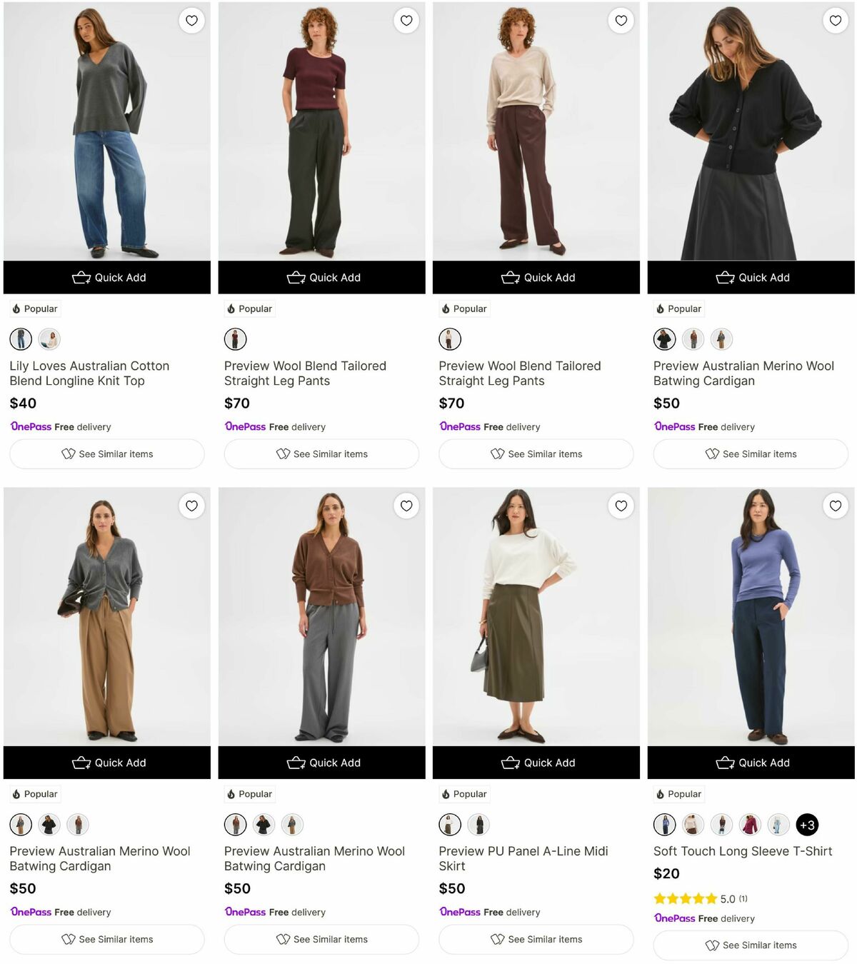 Target Catalogues from 30 March