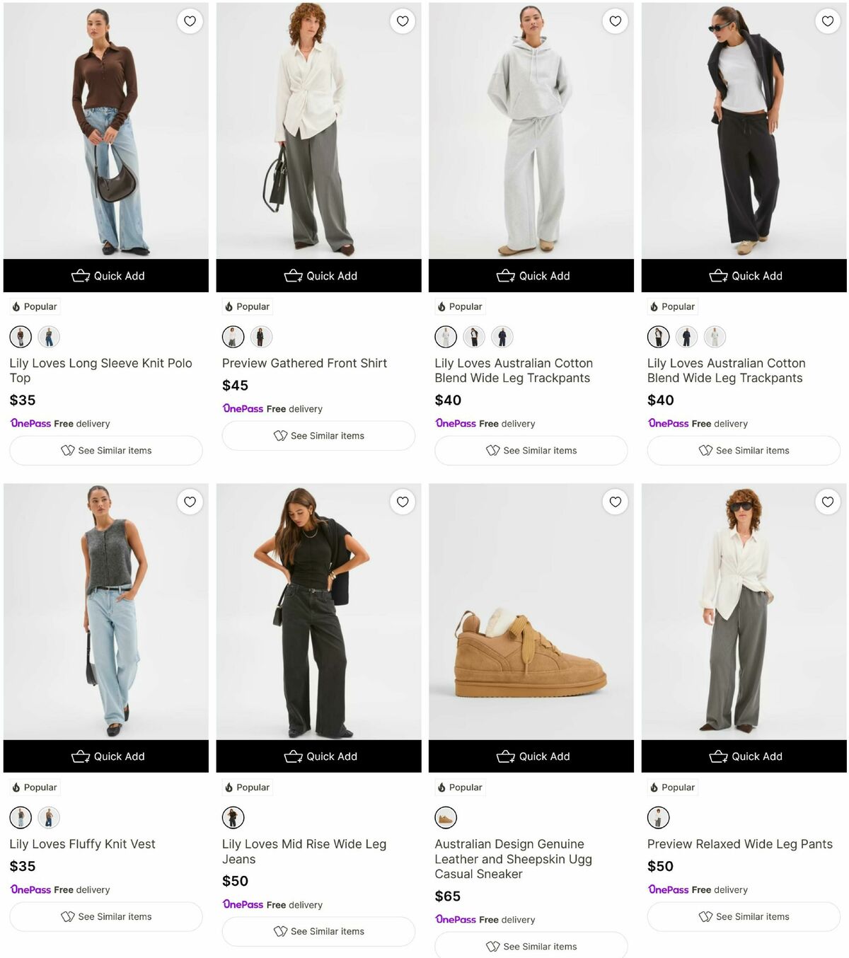 Target Catalogues from 30 March