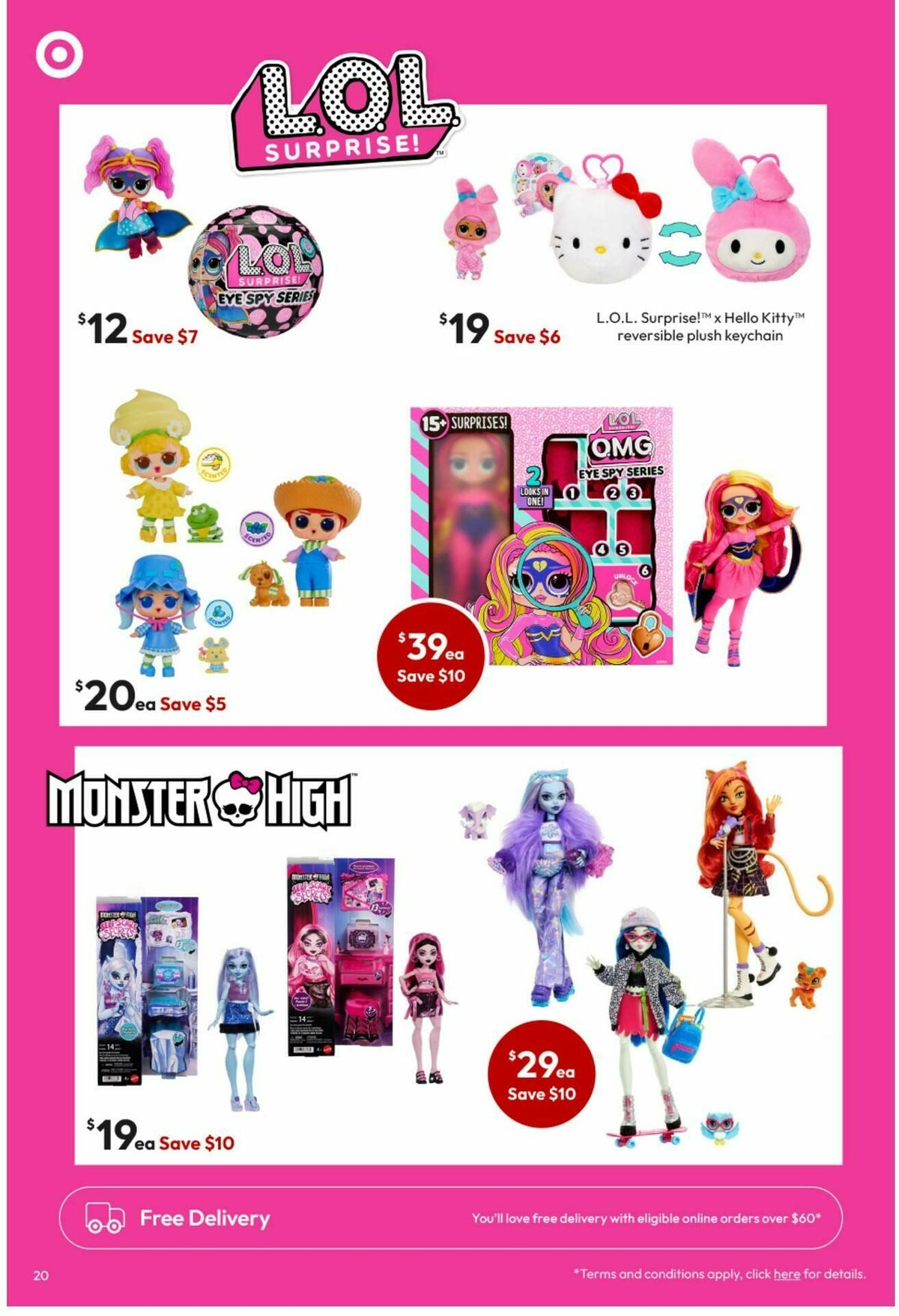 Target Catalogues from 2 April