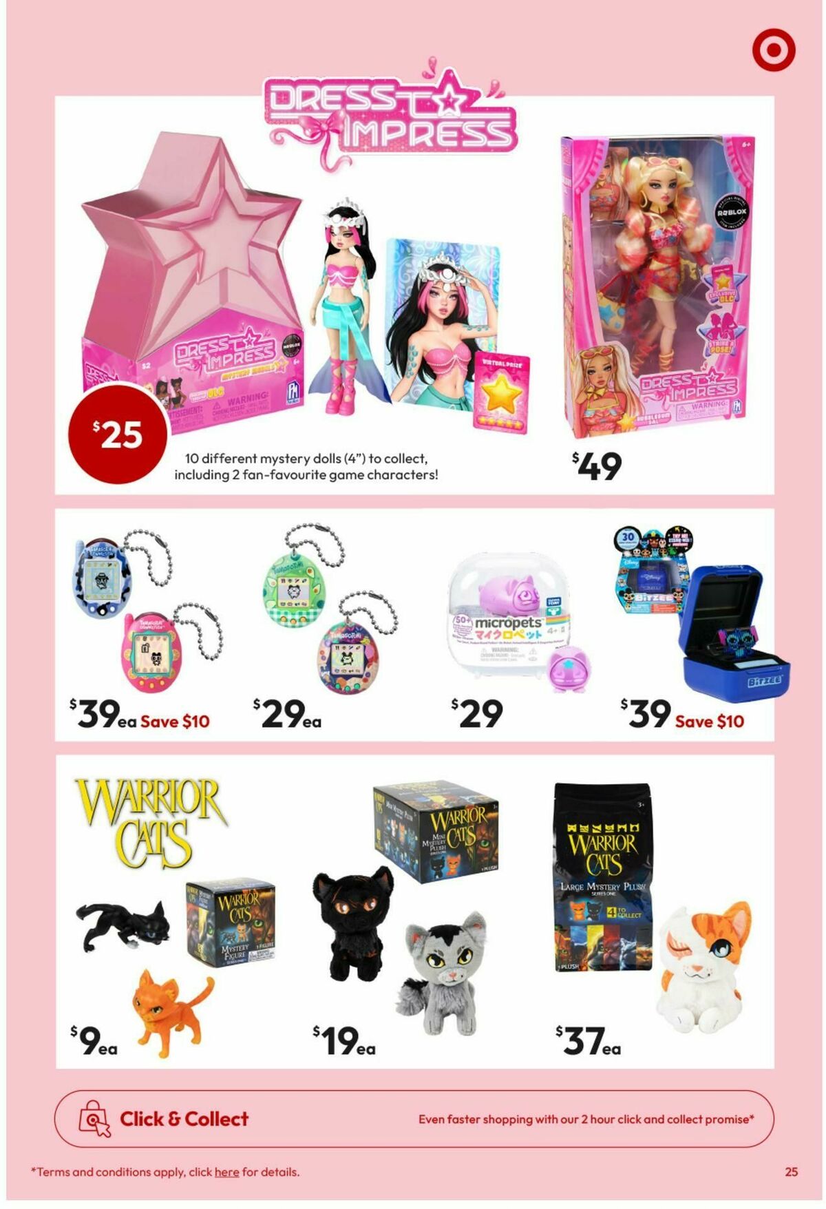 Target Catalogues from 2 April