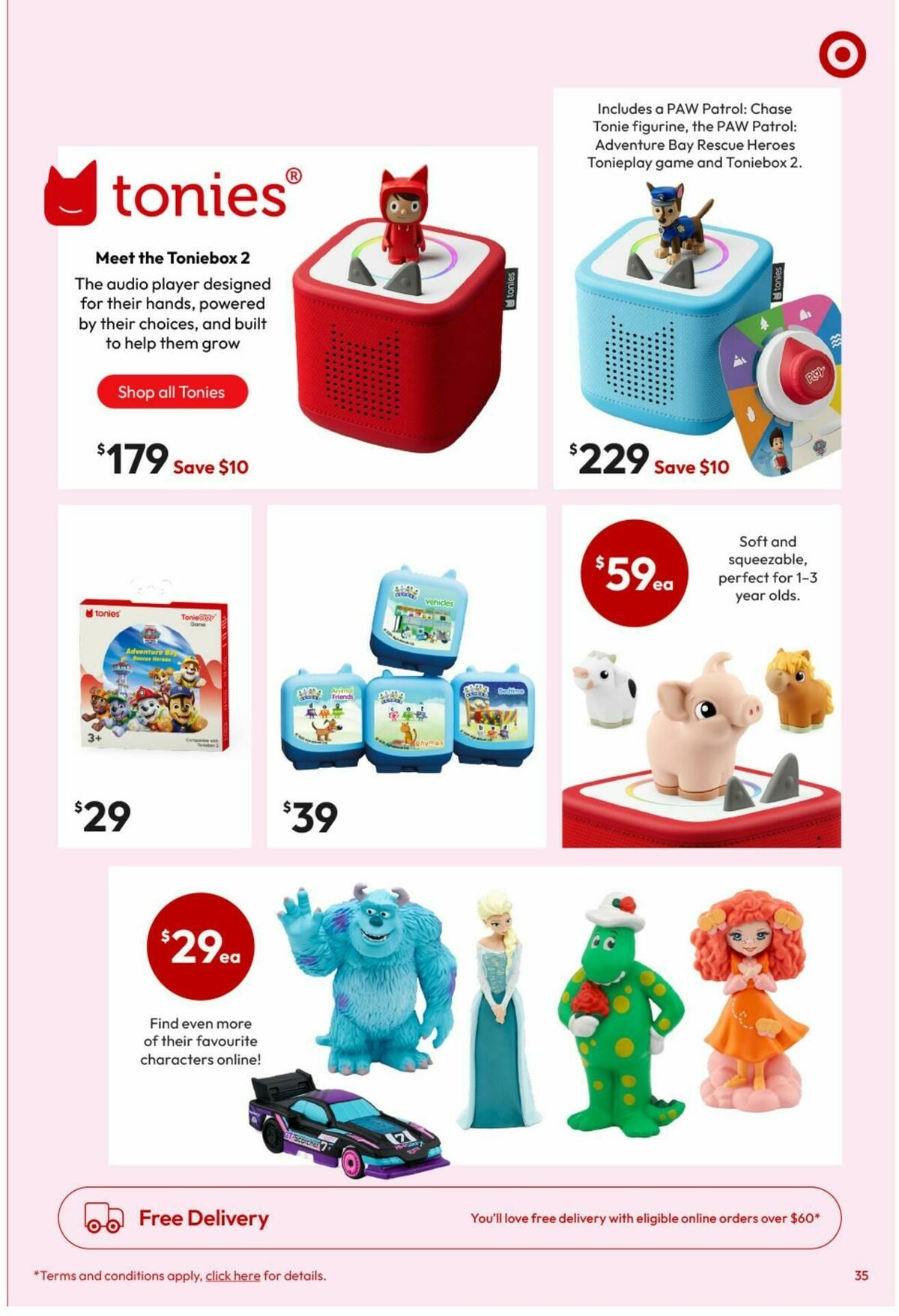 Target Catalogues from 2 April