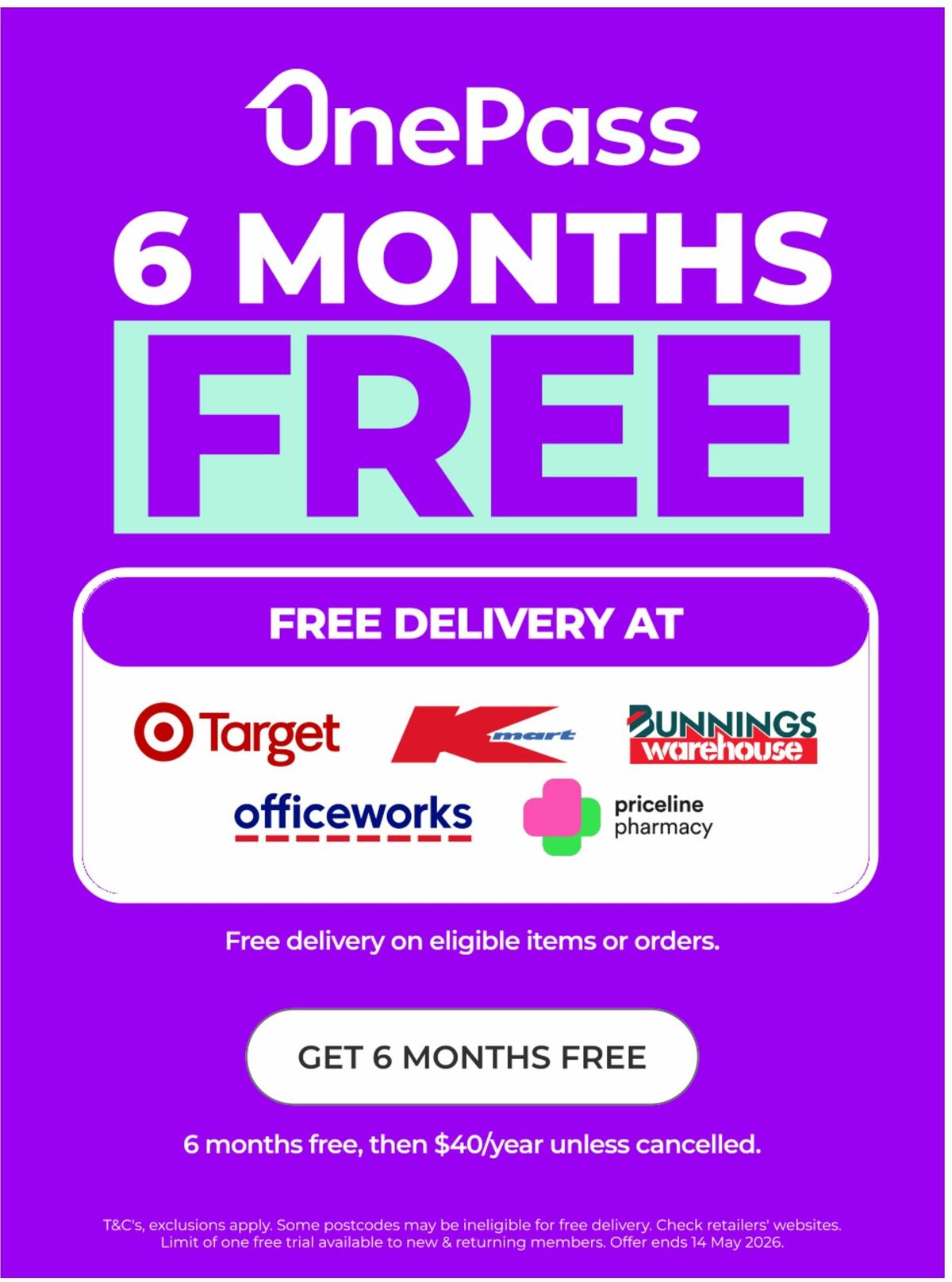 Target Catalogues from 14 April