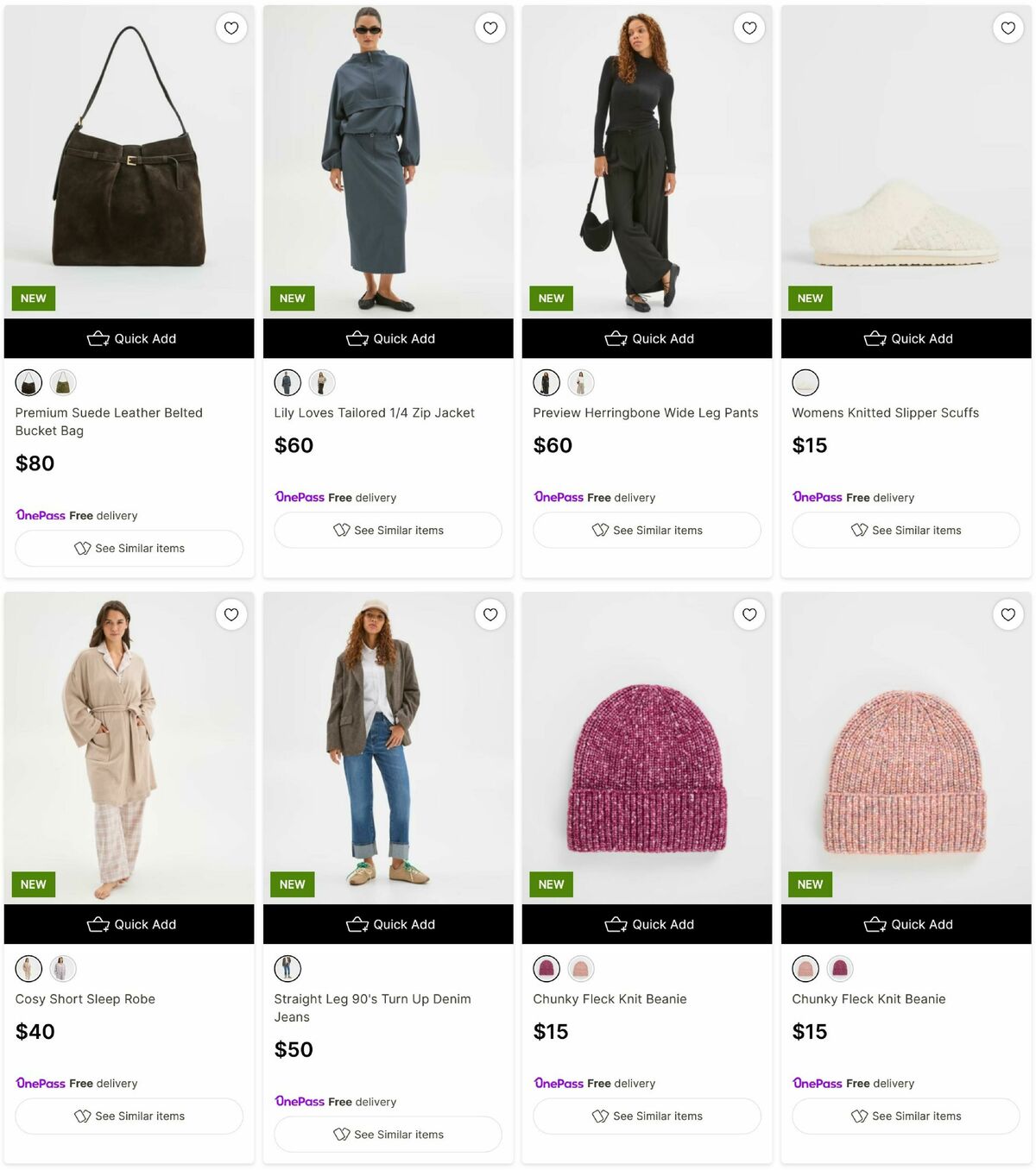 Target Catalogues from 27 April