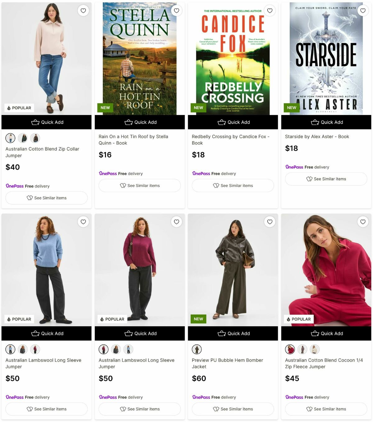 Target Catalogues from 27 April