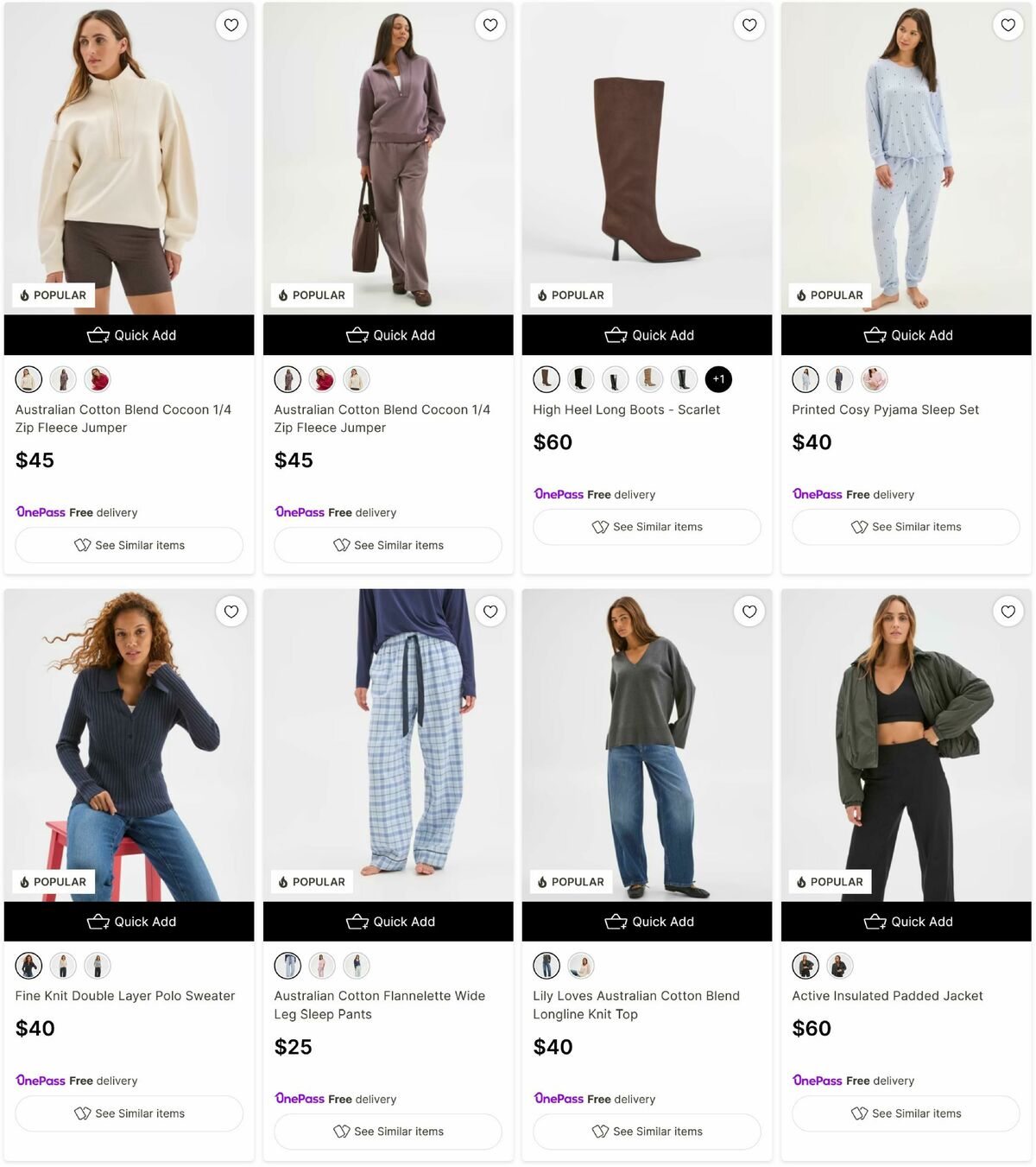 Target Catalogues from 27 April