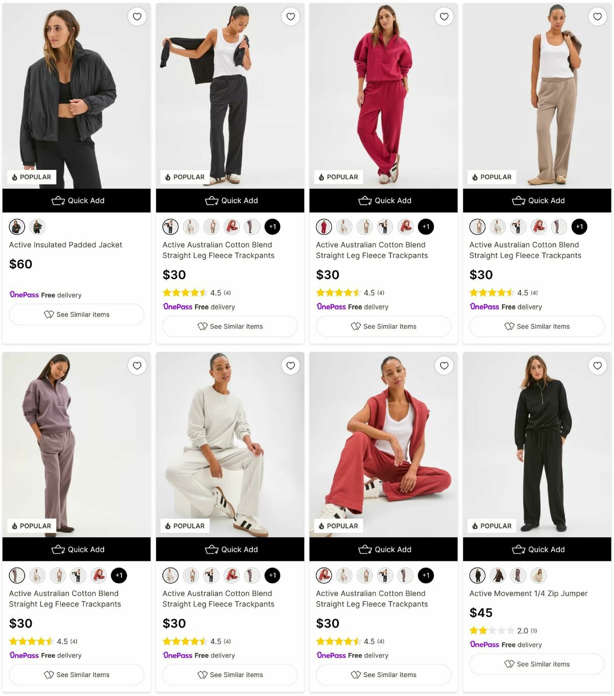 Target Catalogues from 27 April