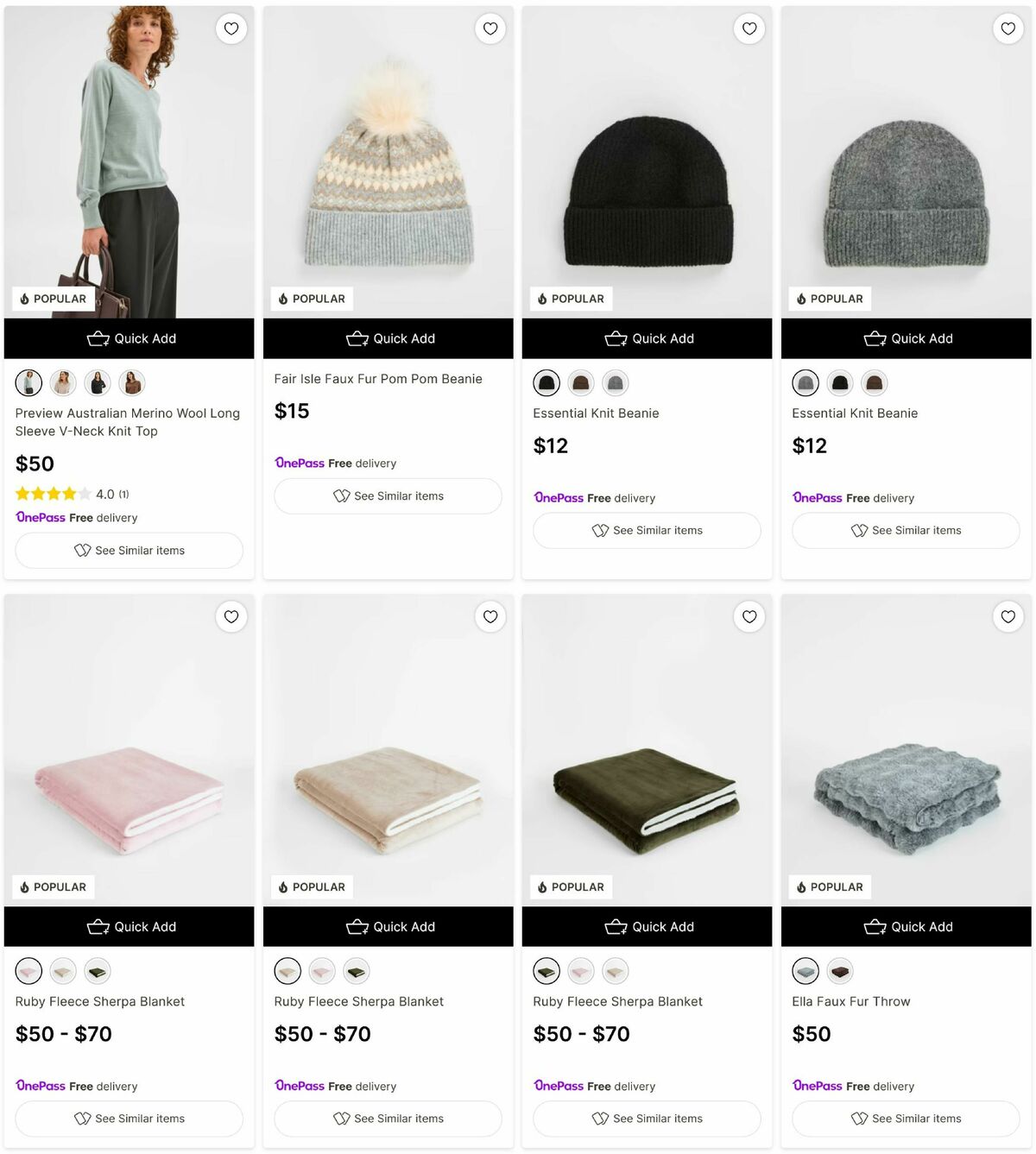 Target Catalogues from 27 April