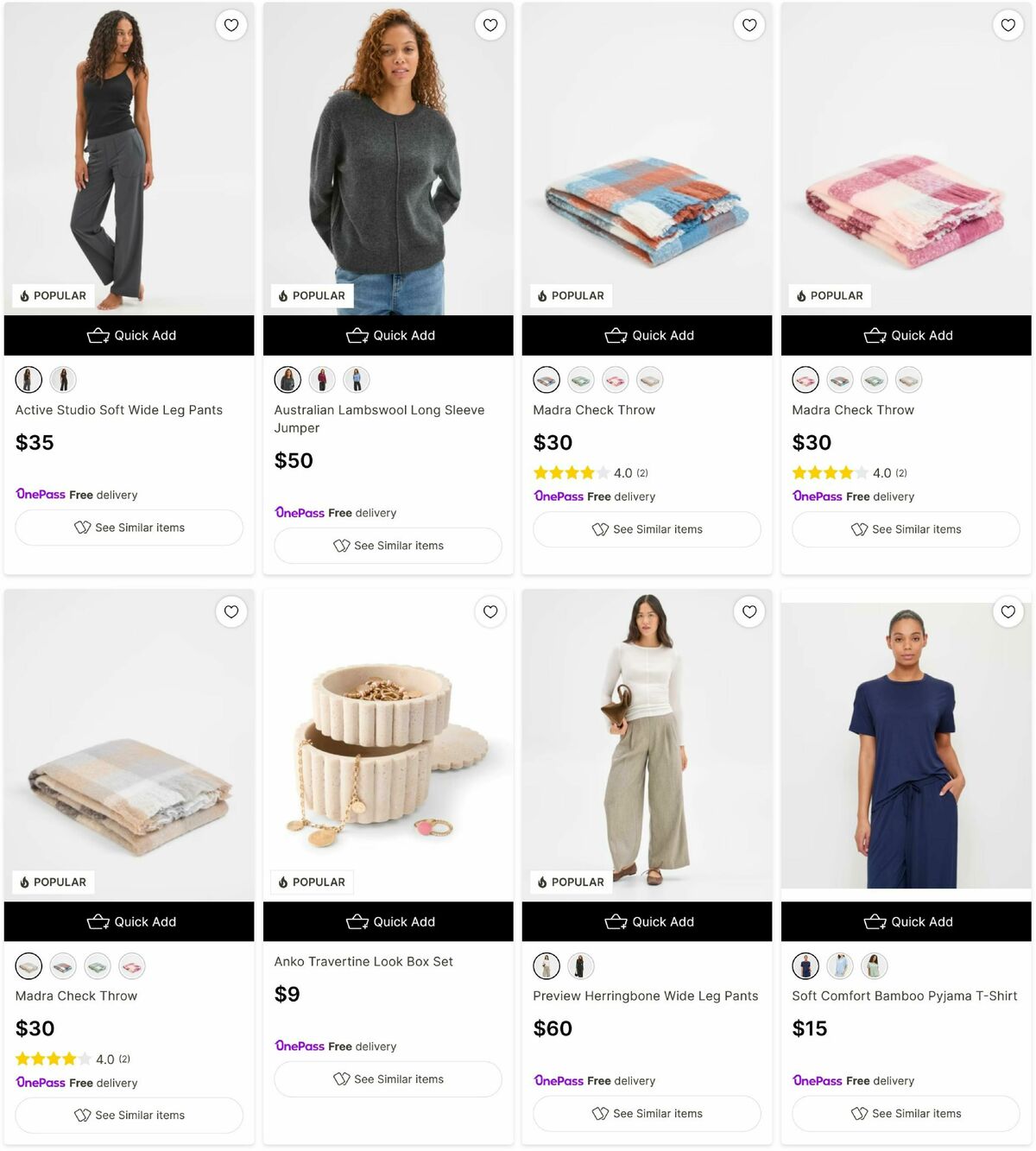 Target Catalogues from 27 April