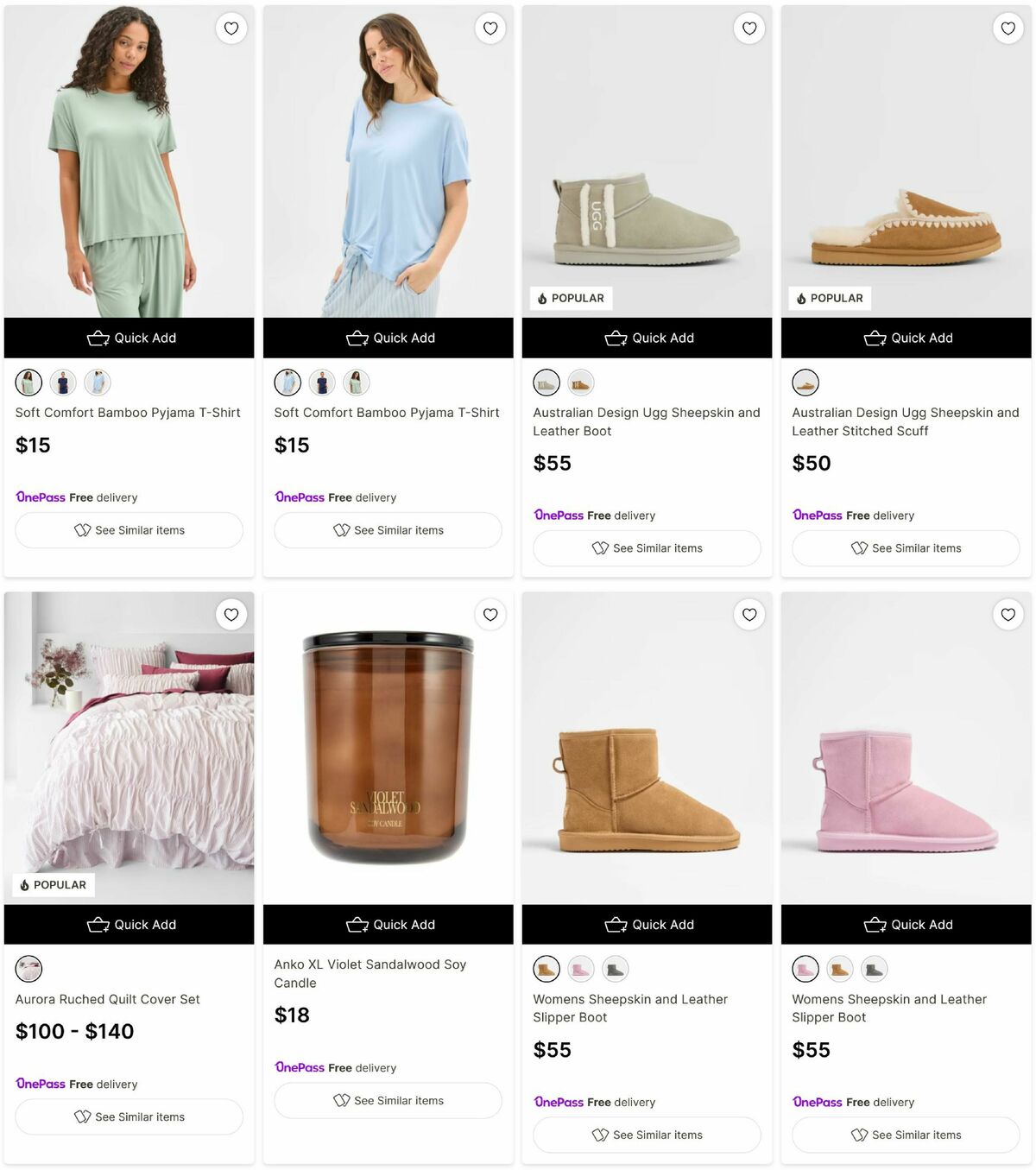 Target Catalogues from 27 April