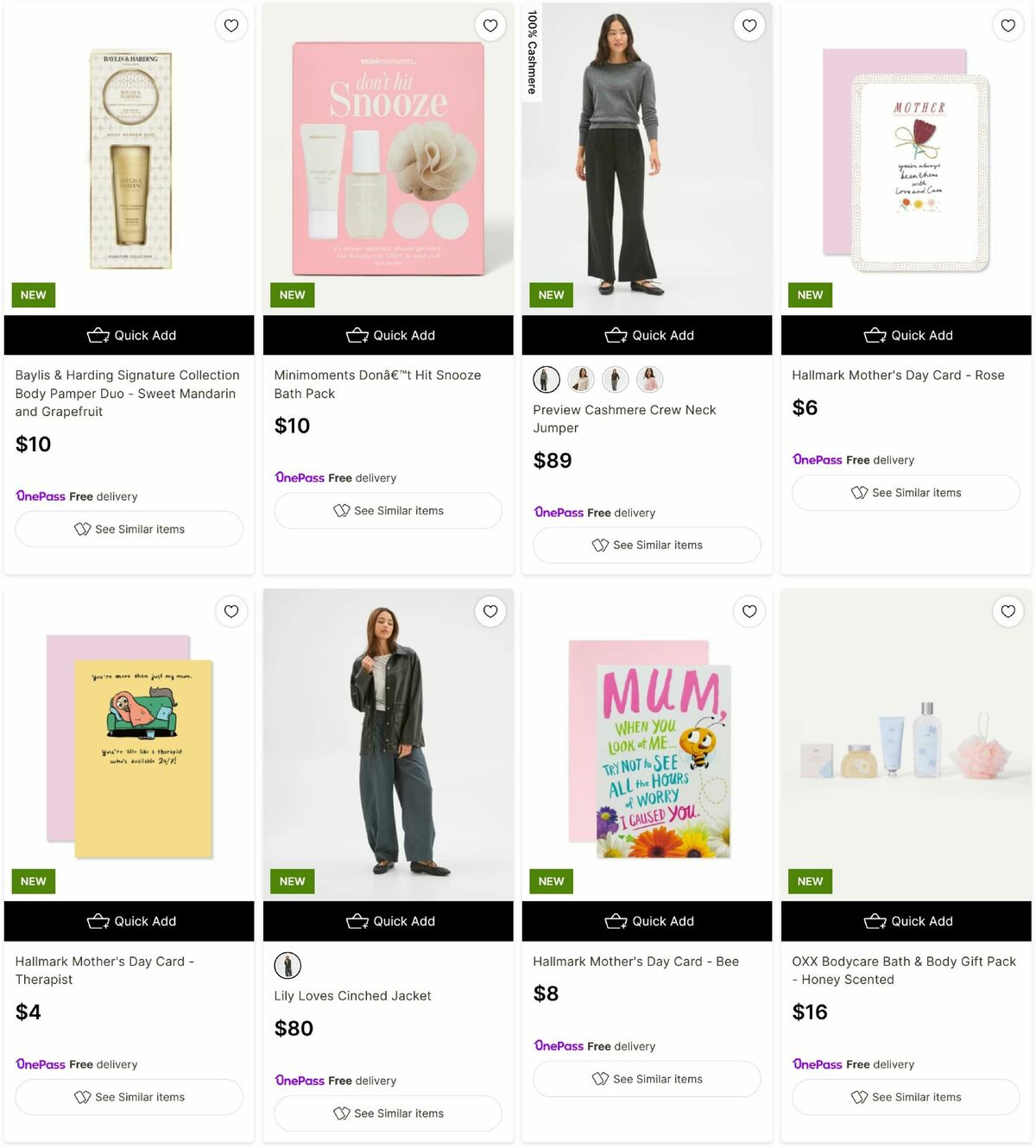Target Catalogues from 27 April