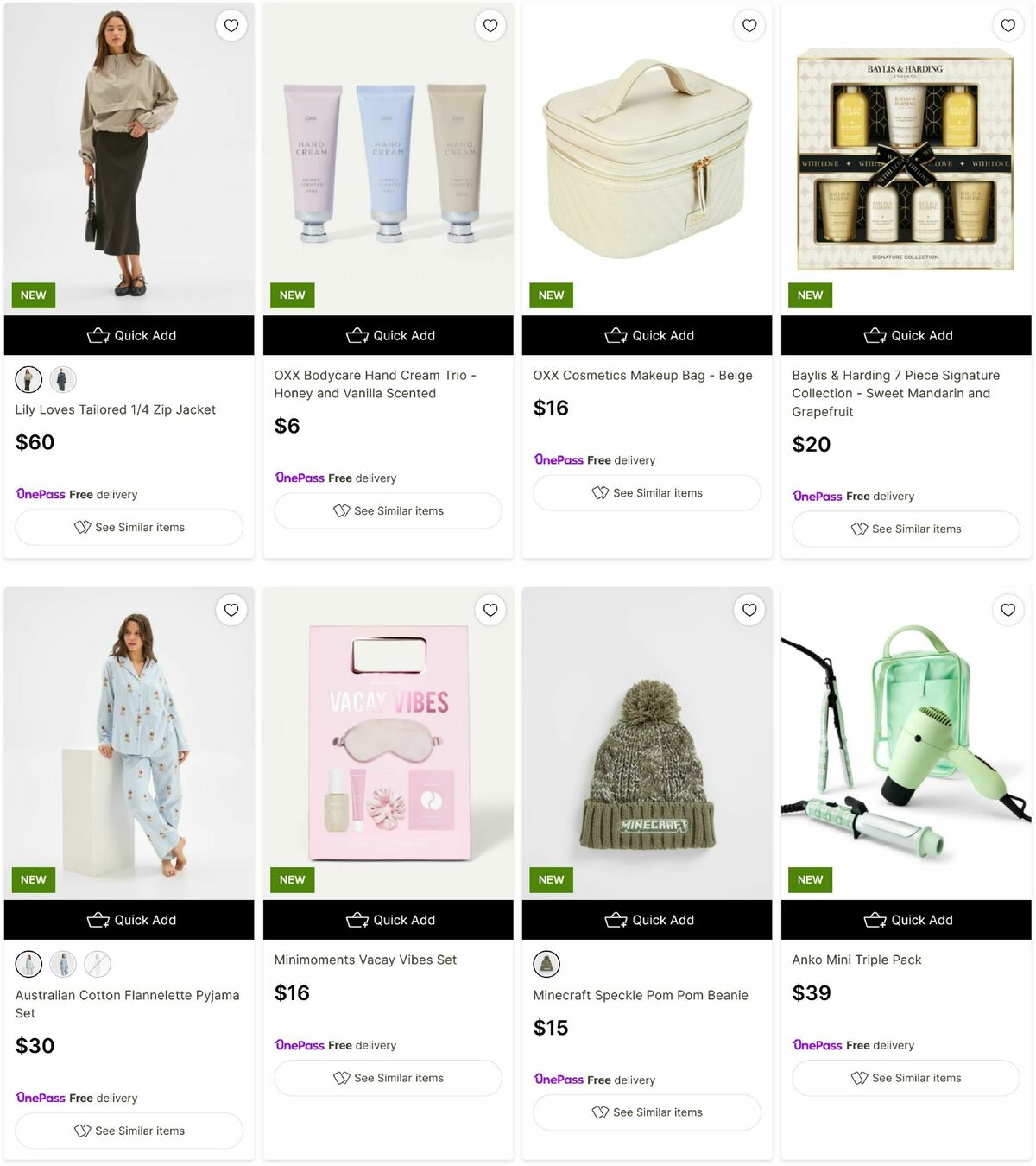 Target Catalogues from 27 April