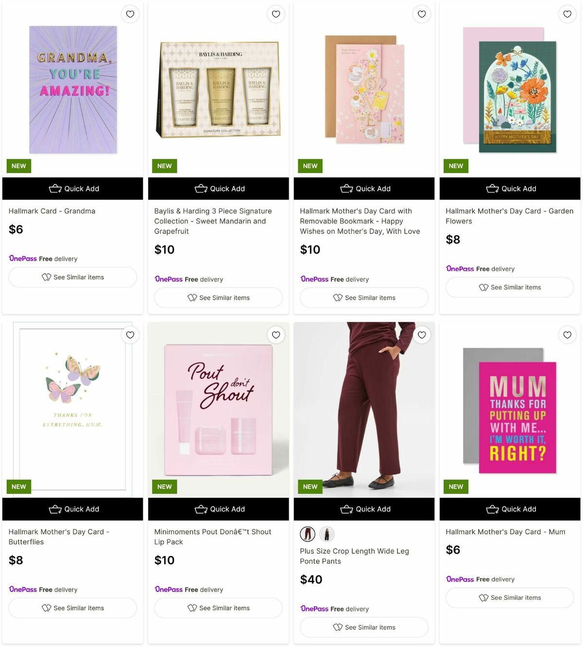 Target Catalogues from 27 April