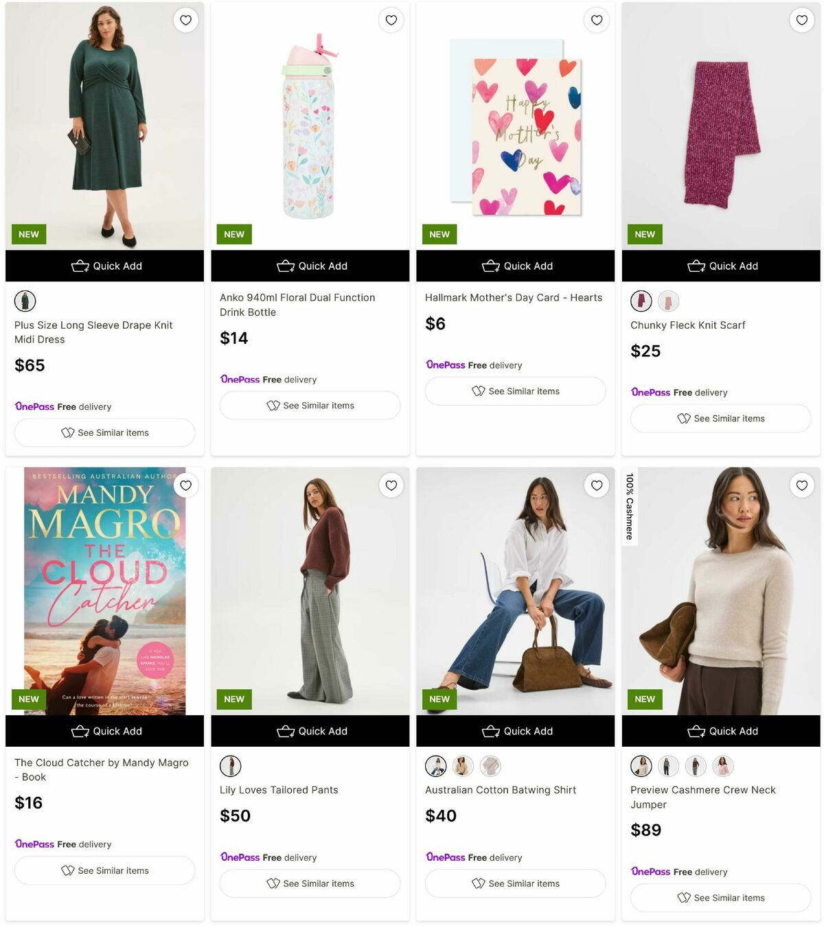 Target Catalogues from 27 April