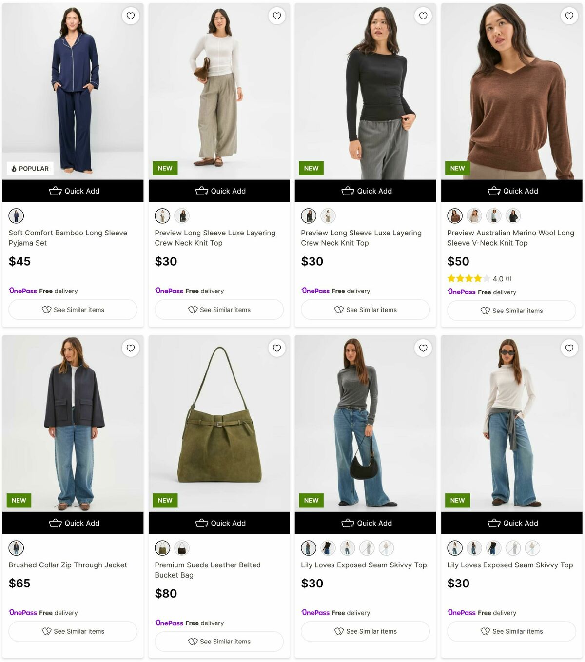 Target Catalogues from 27 April