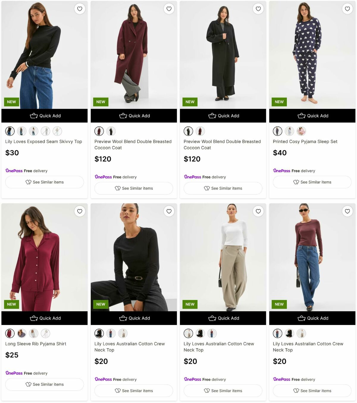 Target Catalogues from 27 April