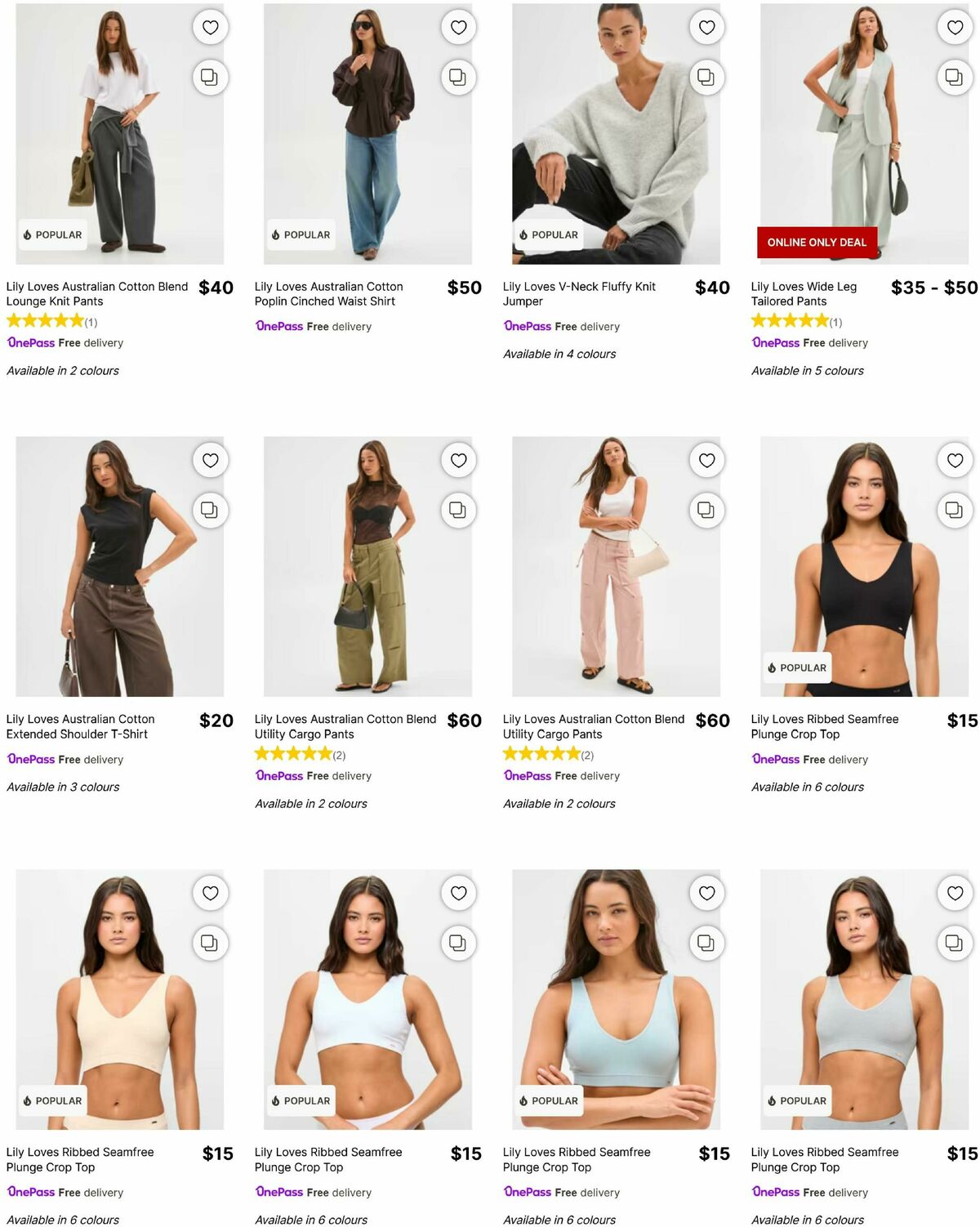 Target Catalogues from 14 May