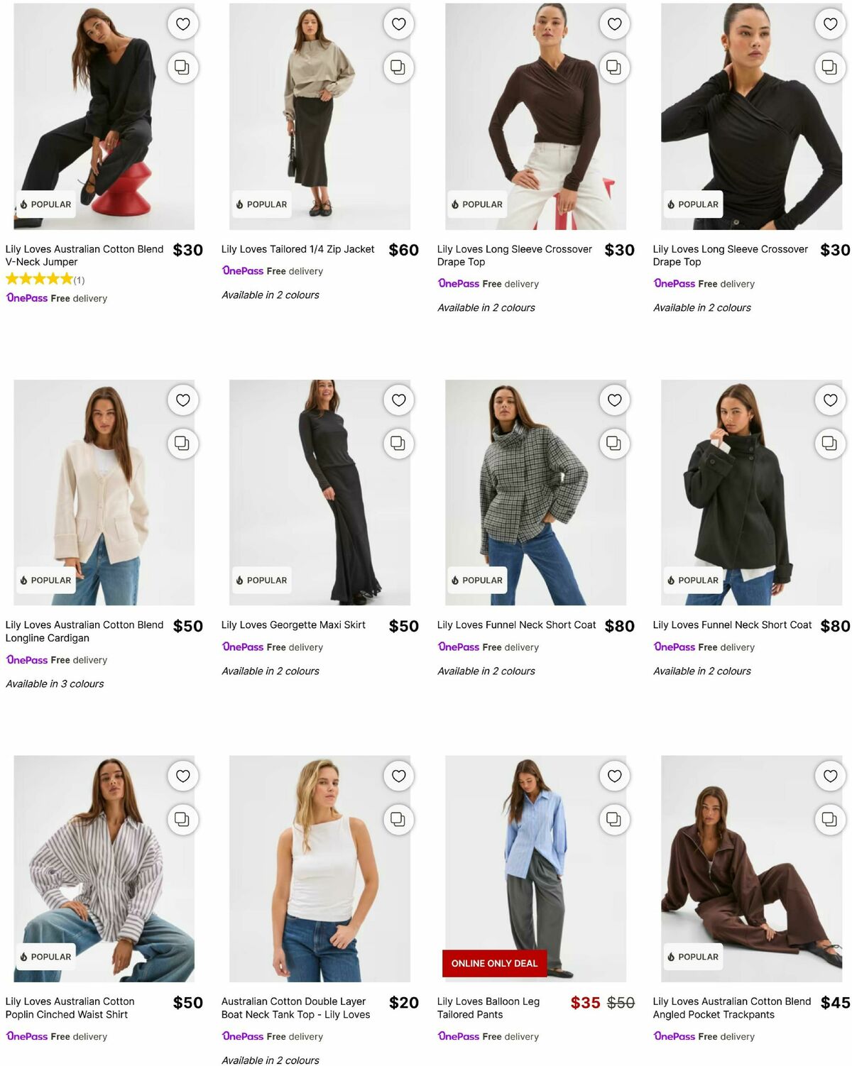 Target Catalogues from 14 May