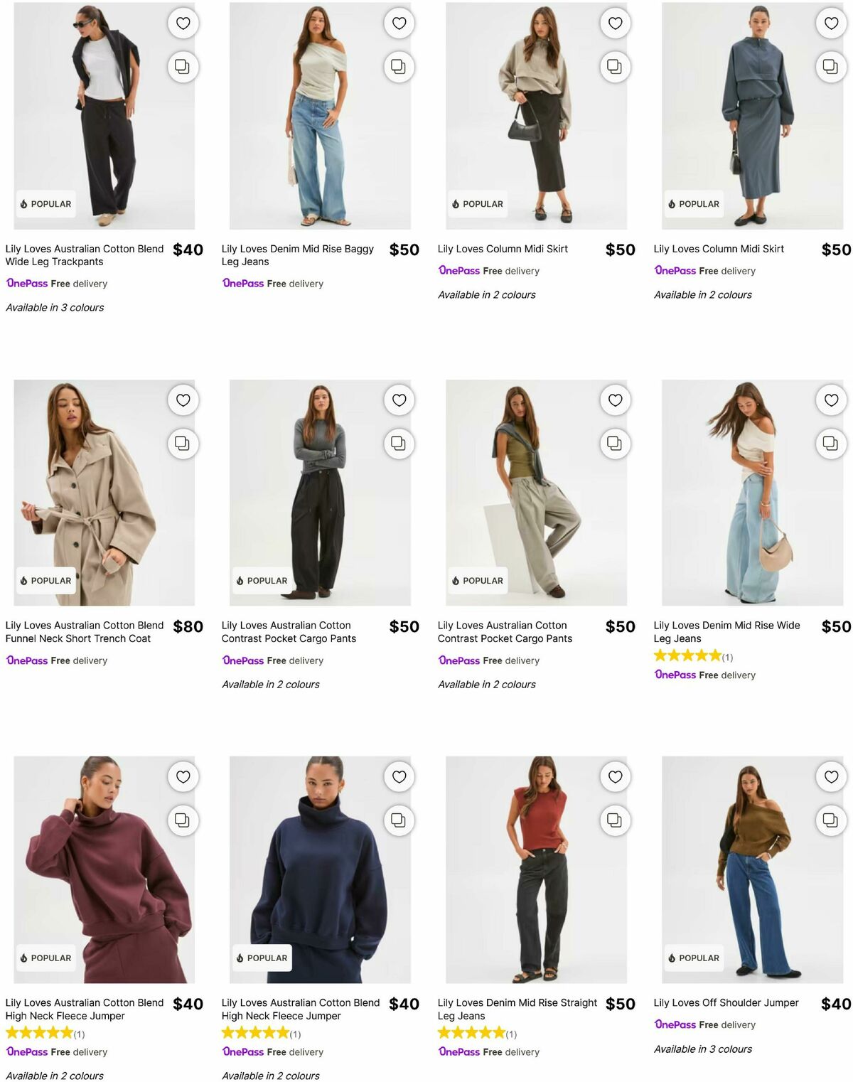 Target Catalogues from 14 May