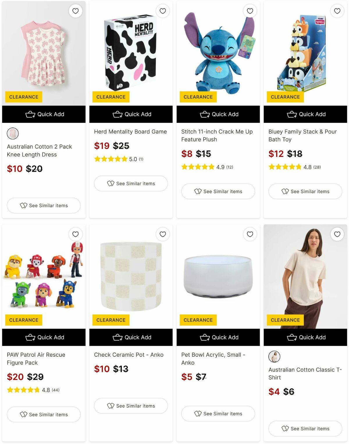Target Catalogues from 10 June