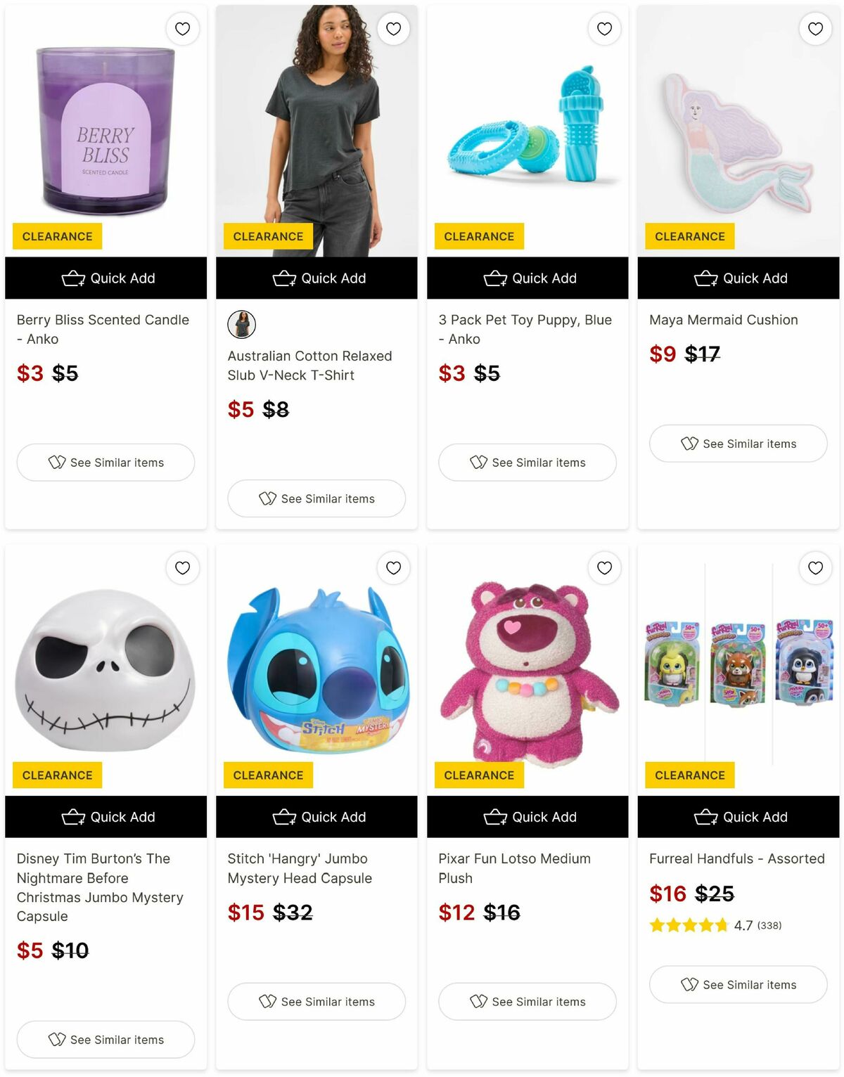 Target Catalogues from 10 June
