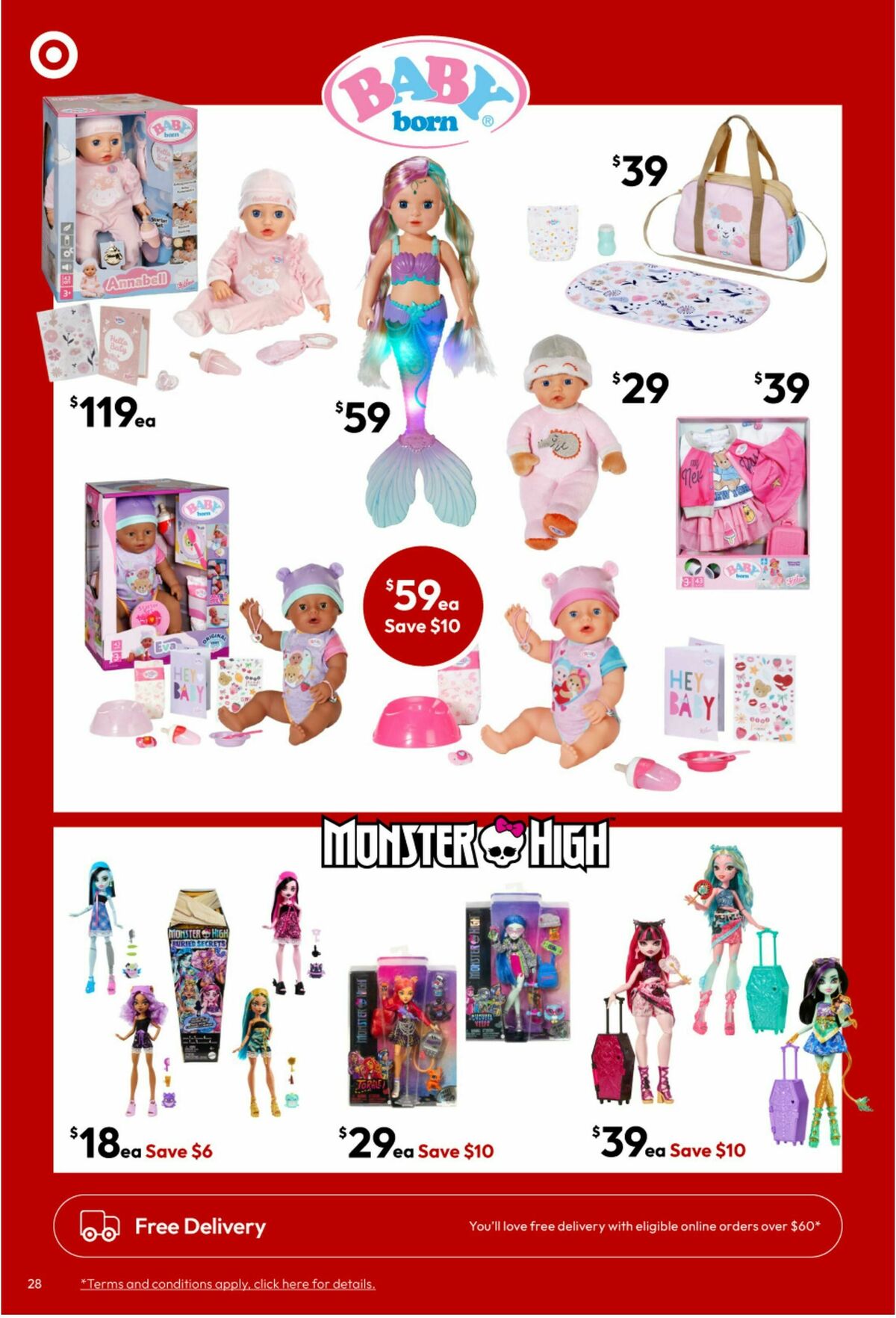 Target Catalogues from 24 June