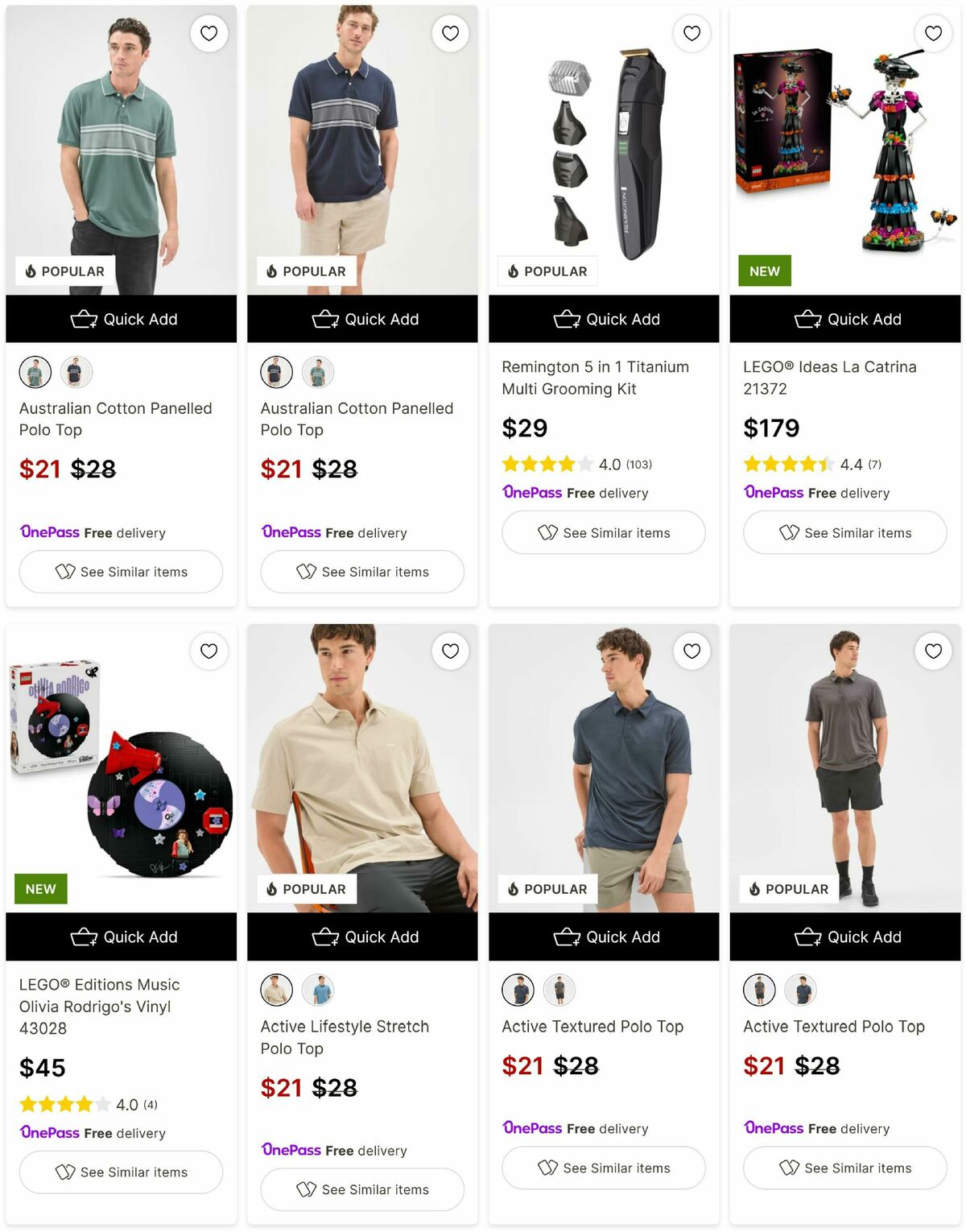Target Catalogues from 25 August