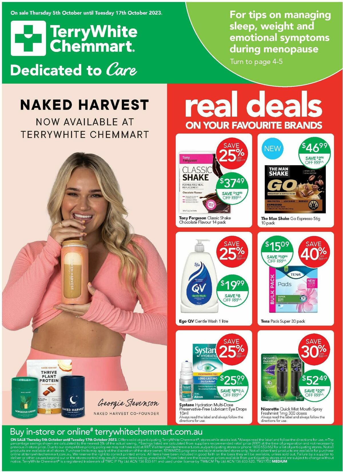TerryWhite Chemmart Catalogues from 5 October