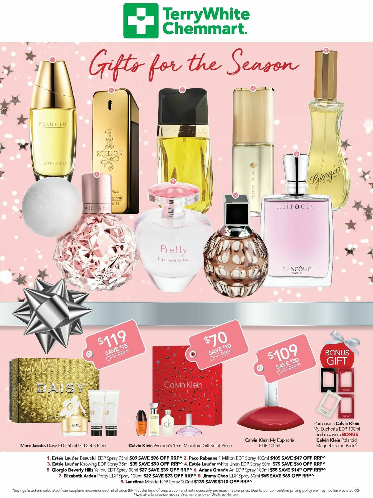 TerryWhite Chemmart Gifts For the Season Catalogues from 30 November