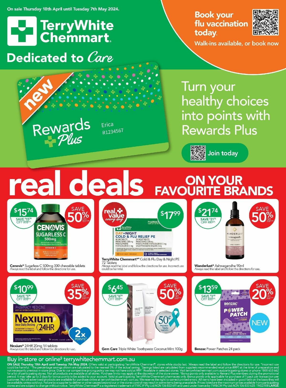 TerryWhite Chemmart Catalogues from 18 April