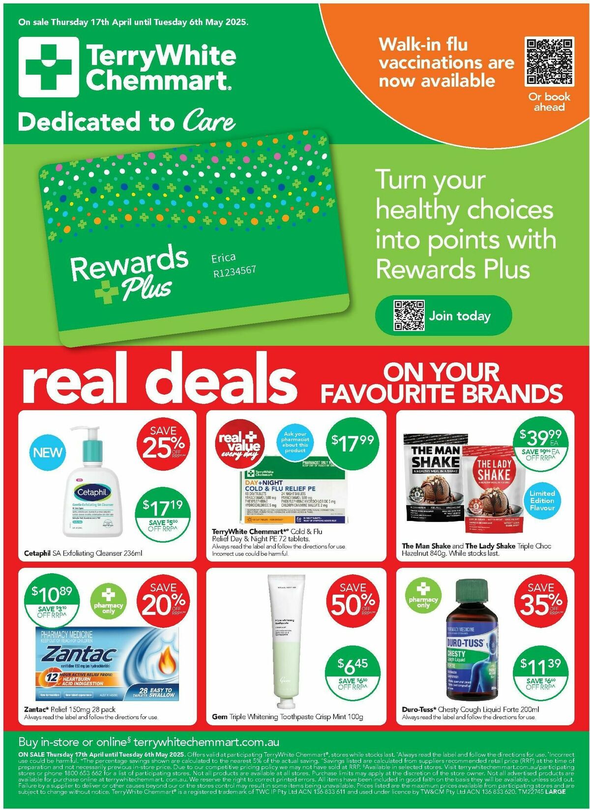 TerryWhite Chemmart Catalogues from 17 April