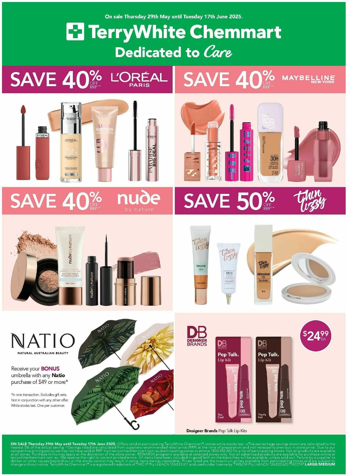 TerryWhite Chemmart Catalogues from 29 May