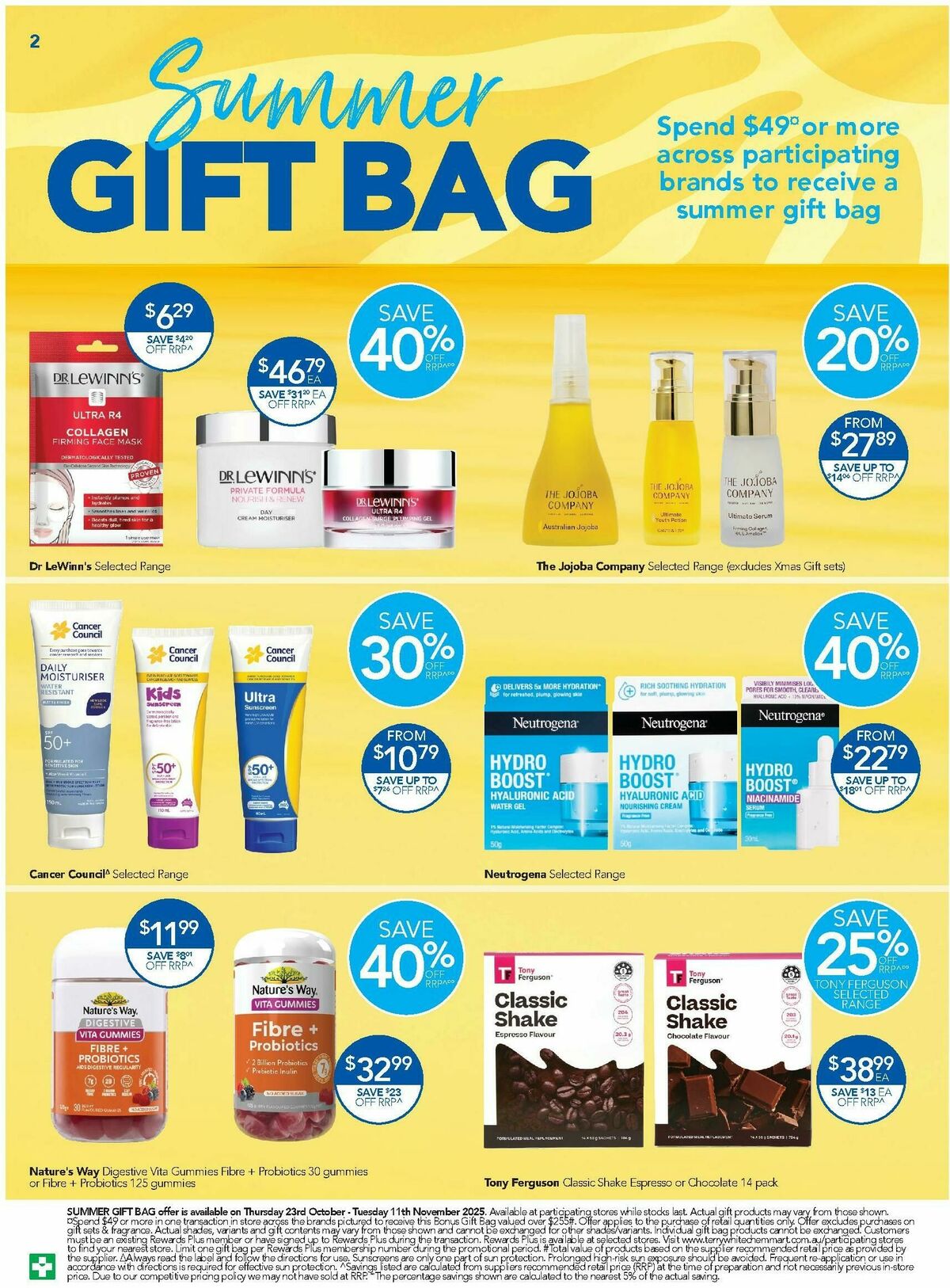 TerryWhite Chemmart Catalogues from 23 October