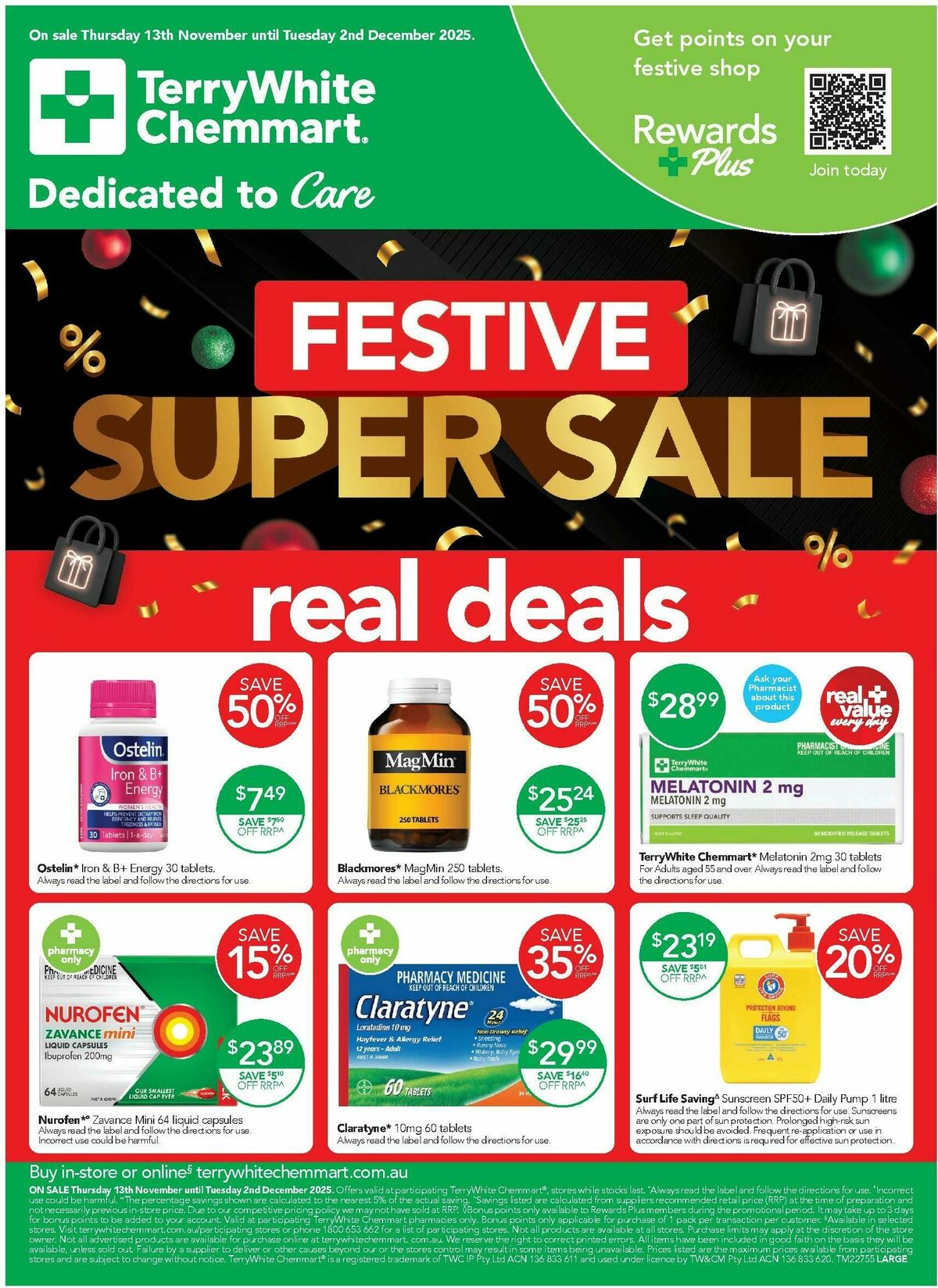 TerryWhite Chemmart Catalogues from 13 November