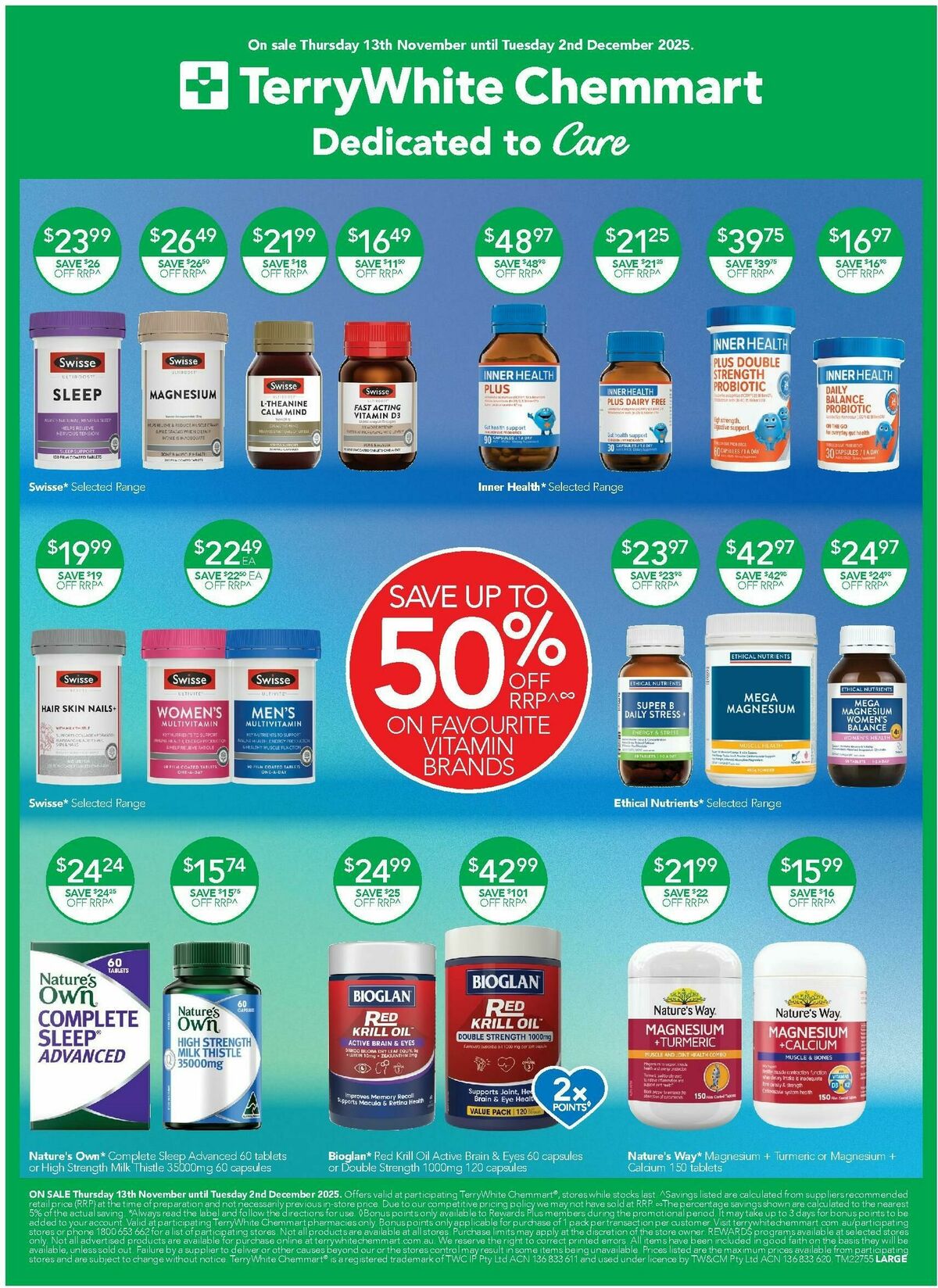 TerryWhite Chemmart Catalogues from 13 November
