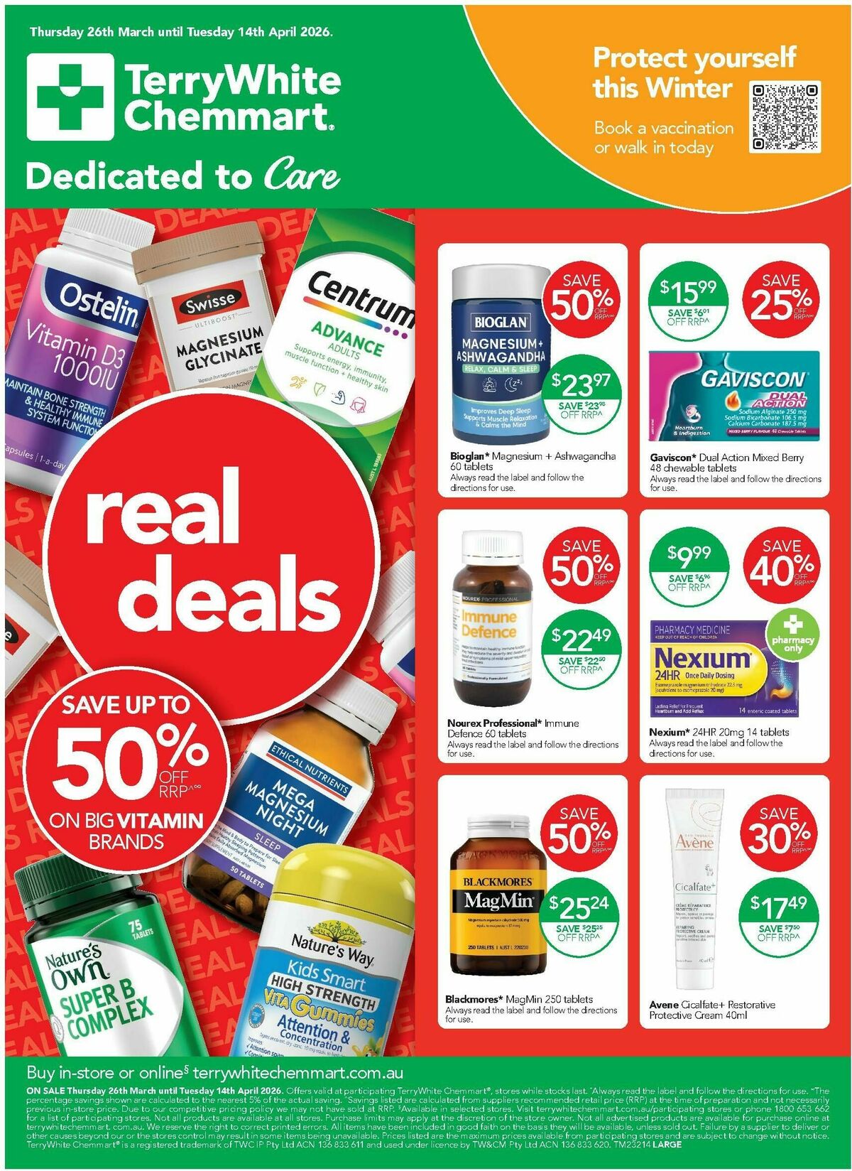 TerryWhite Chemmart Catalogues from 26 March