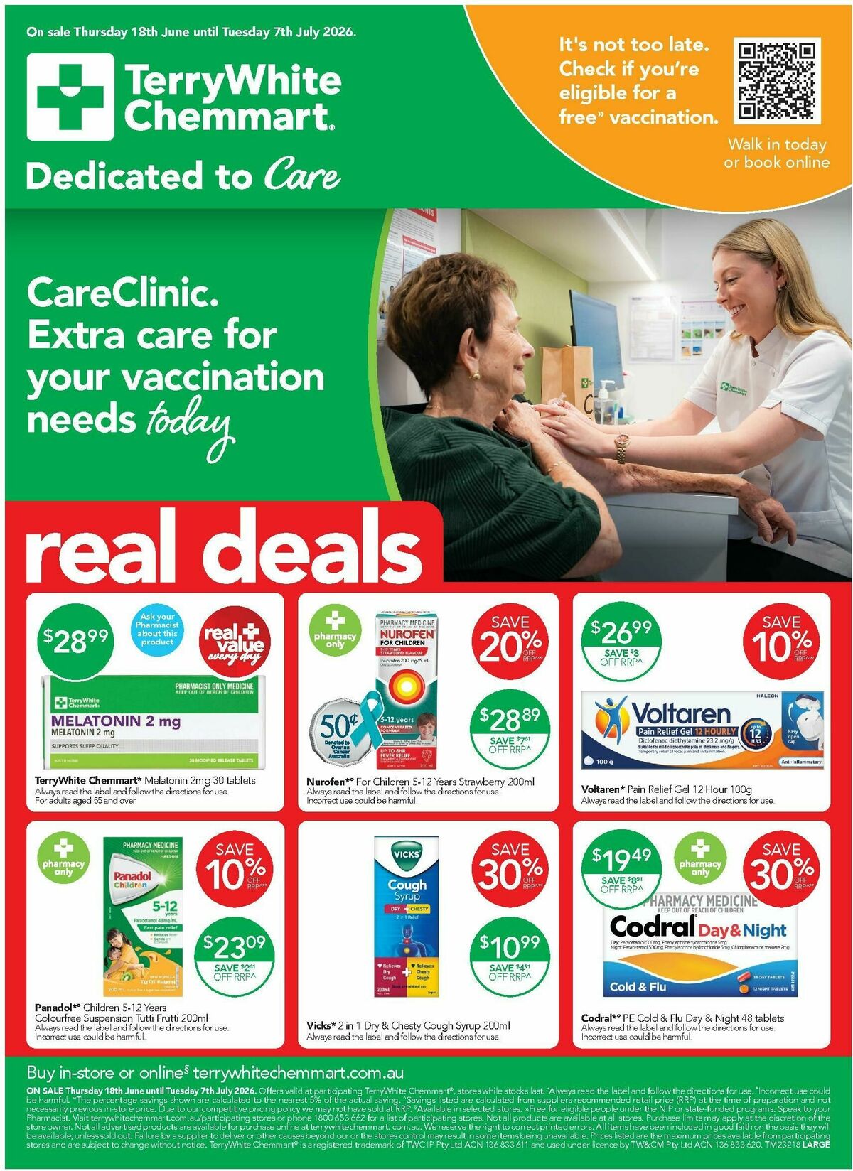 TerryWhite Chemmart Catalogues from 18 June