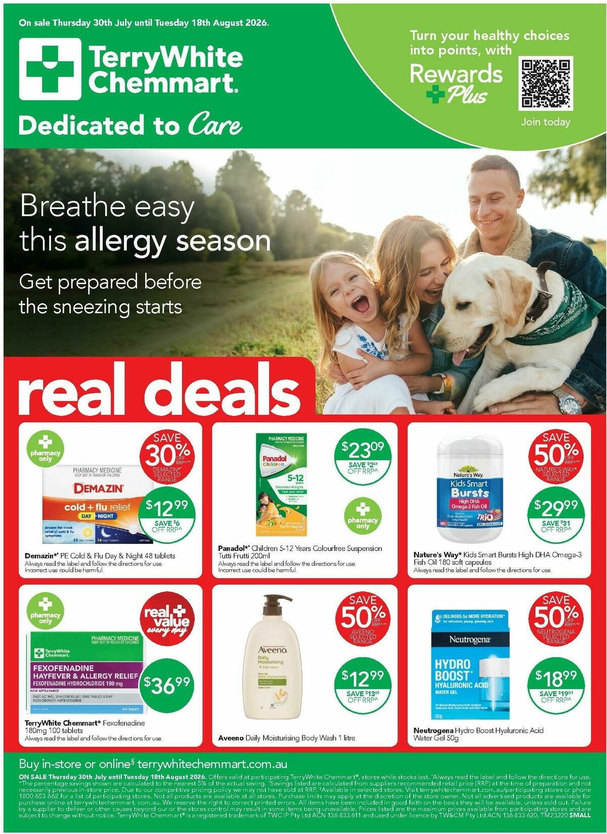 TerryWhite Chemmart Catalogues from 30 July