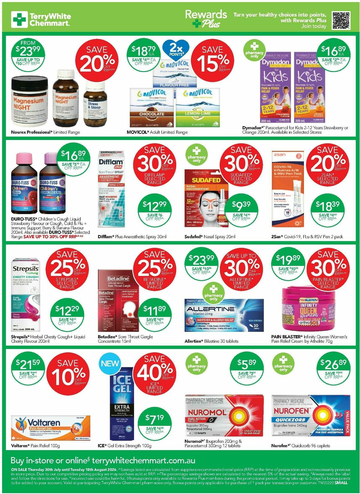 TerryWhite Chemmart Catalogues from 30 July