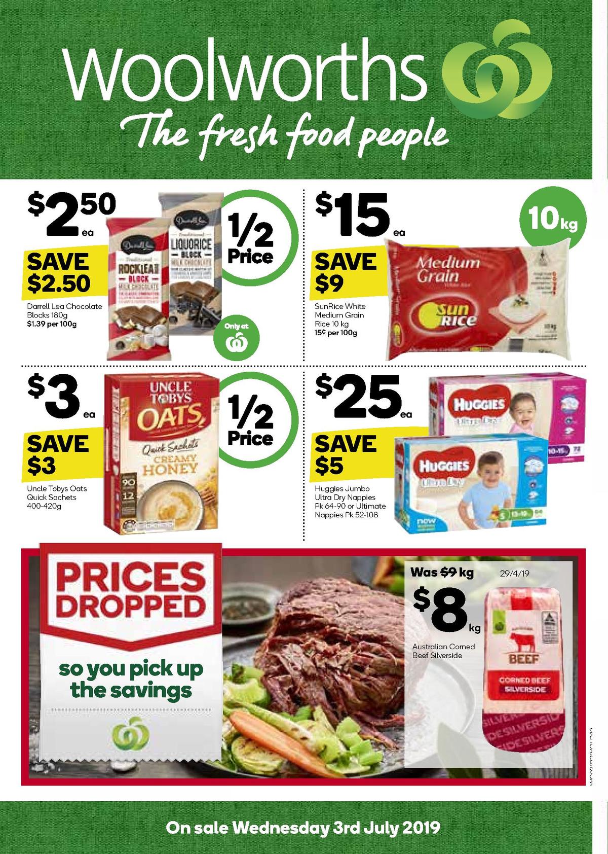 Woolworths Catalogues from 3 July
