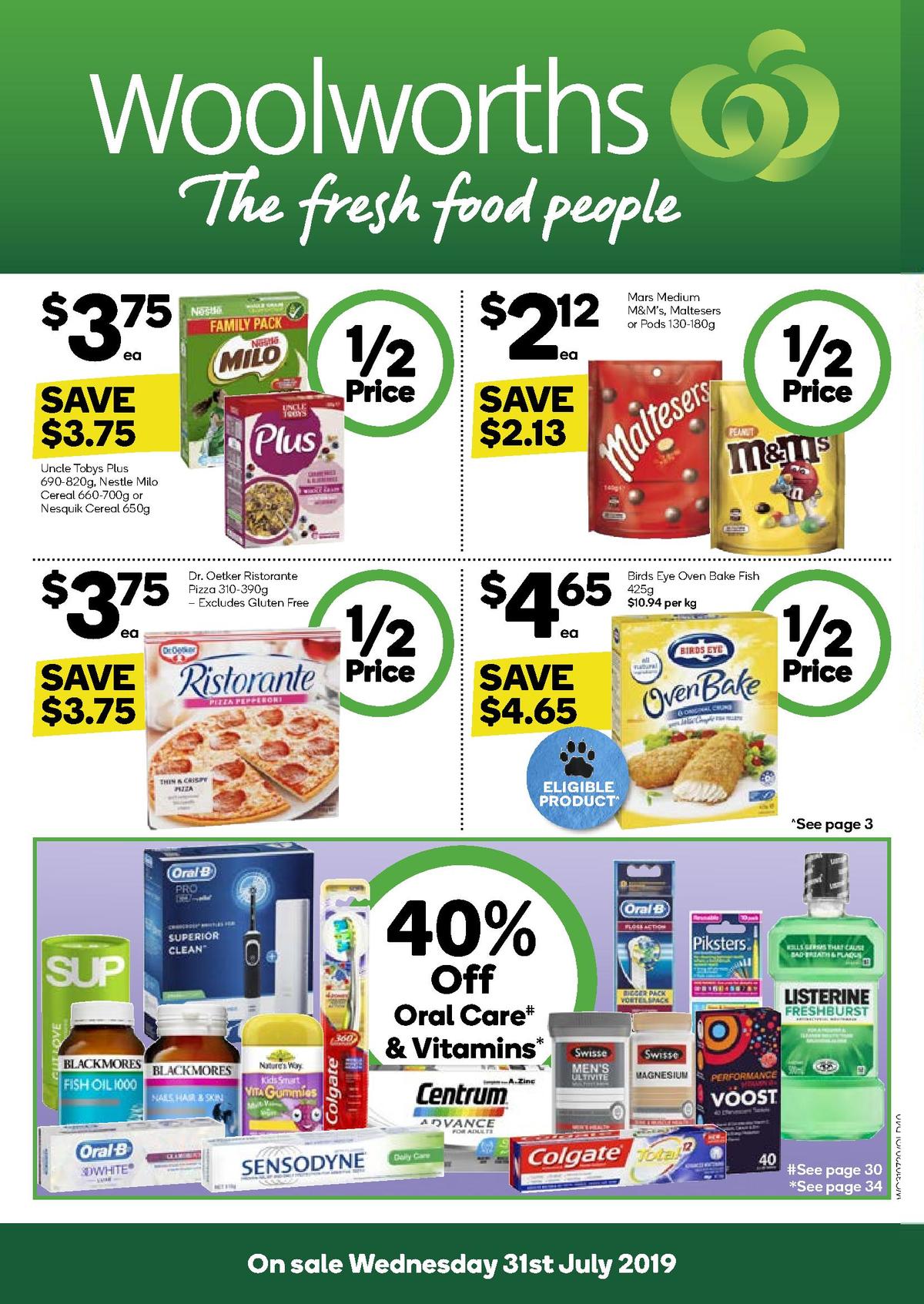 Woolworths Catalogues from 31 July
