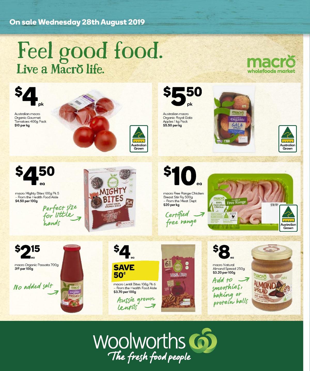 Woolworths Making Healthier Easier Catalogues from 28 August