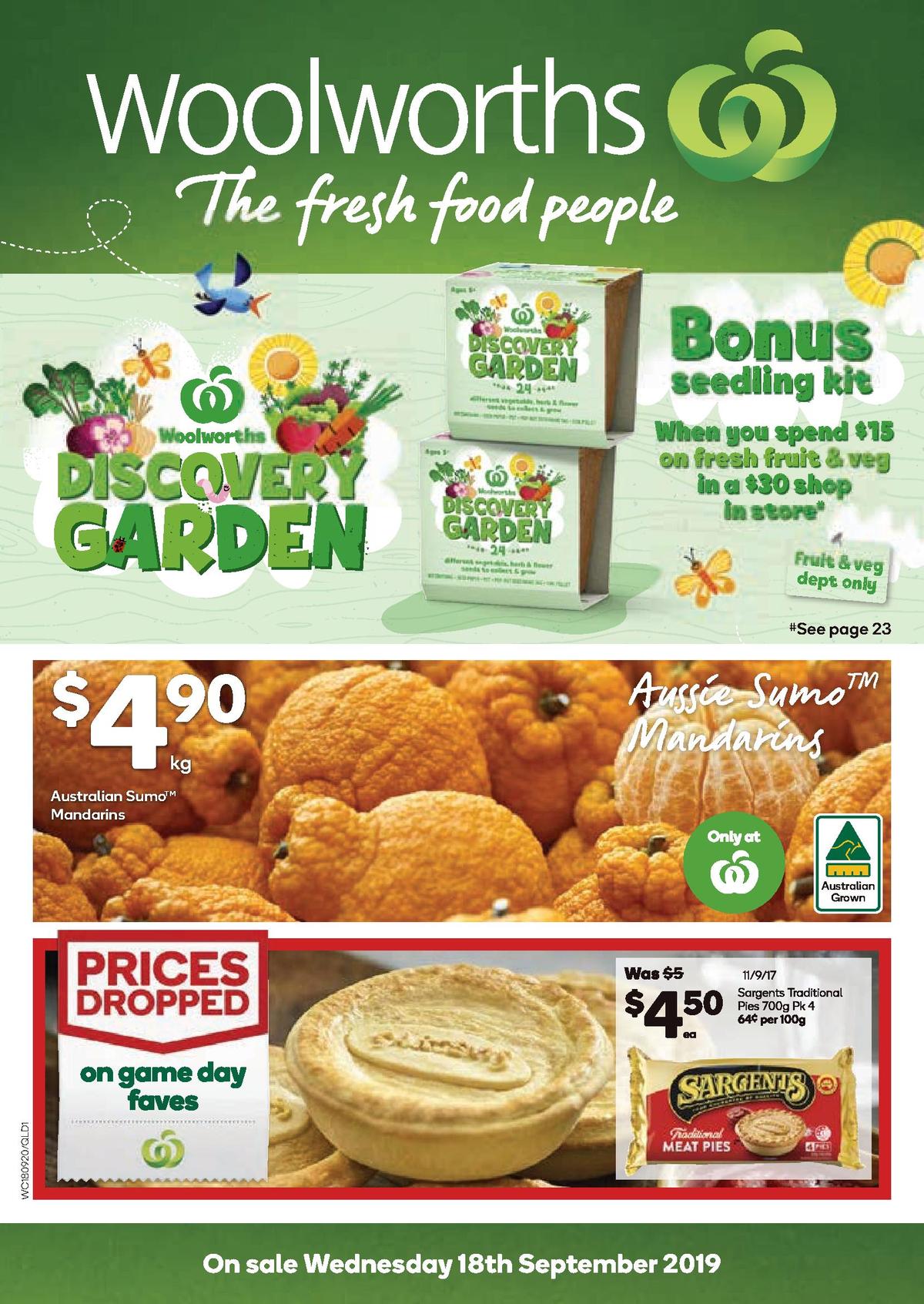 Woolworths Catalogues from 18 September