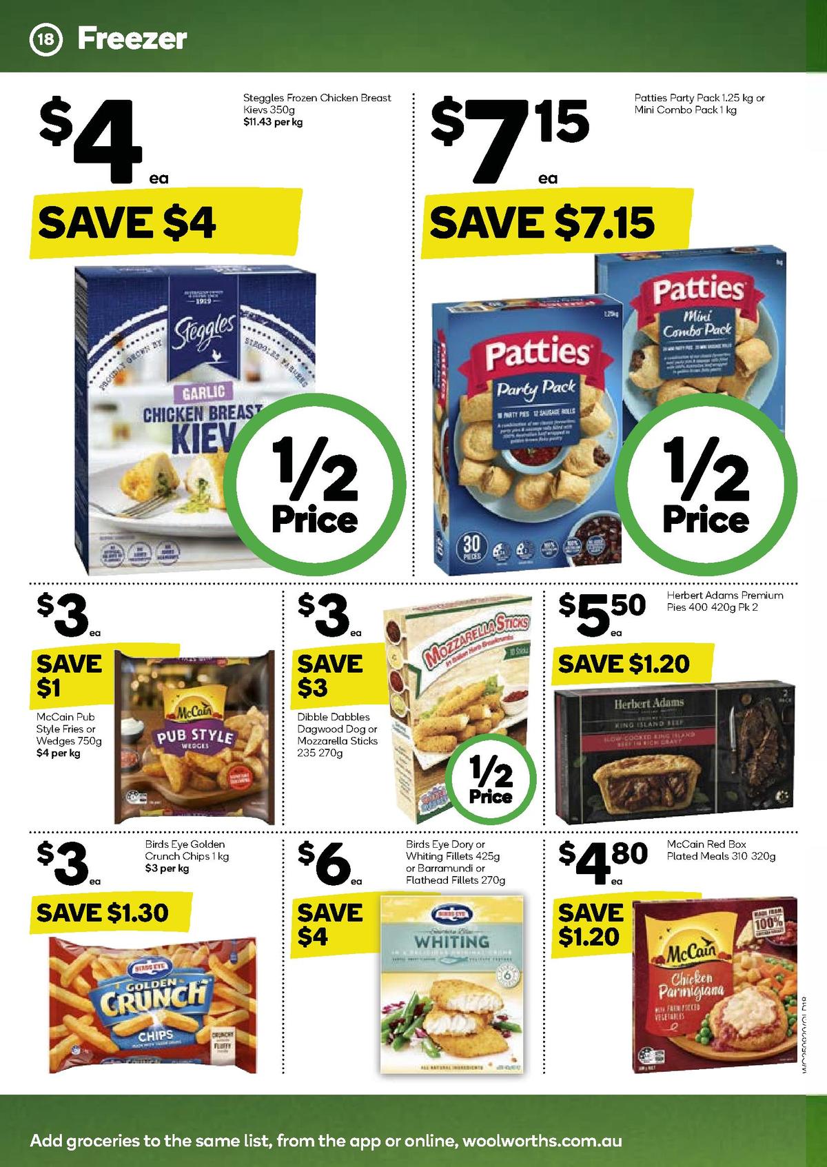 Woolworths Catalogues from 25 September