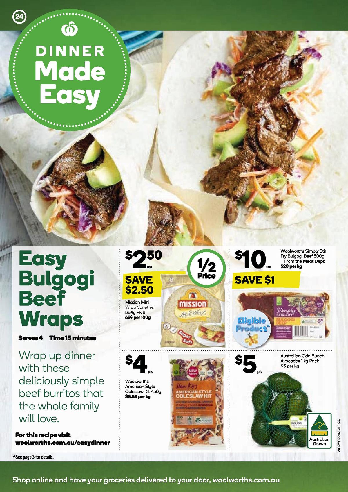 Woolworths Catalogues from 25 September