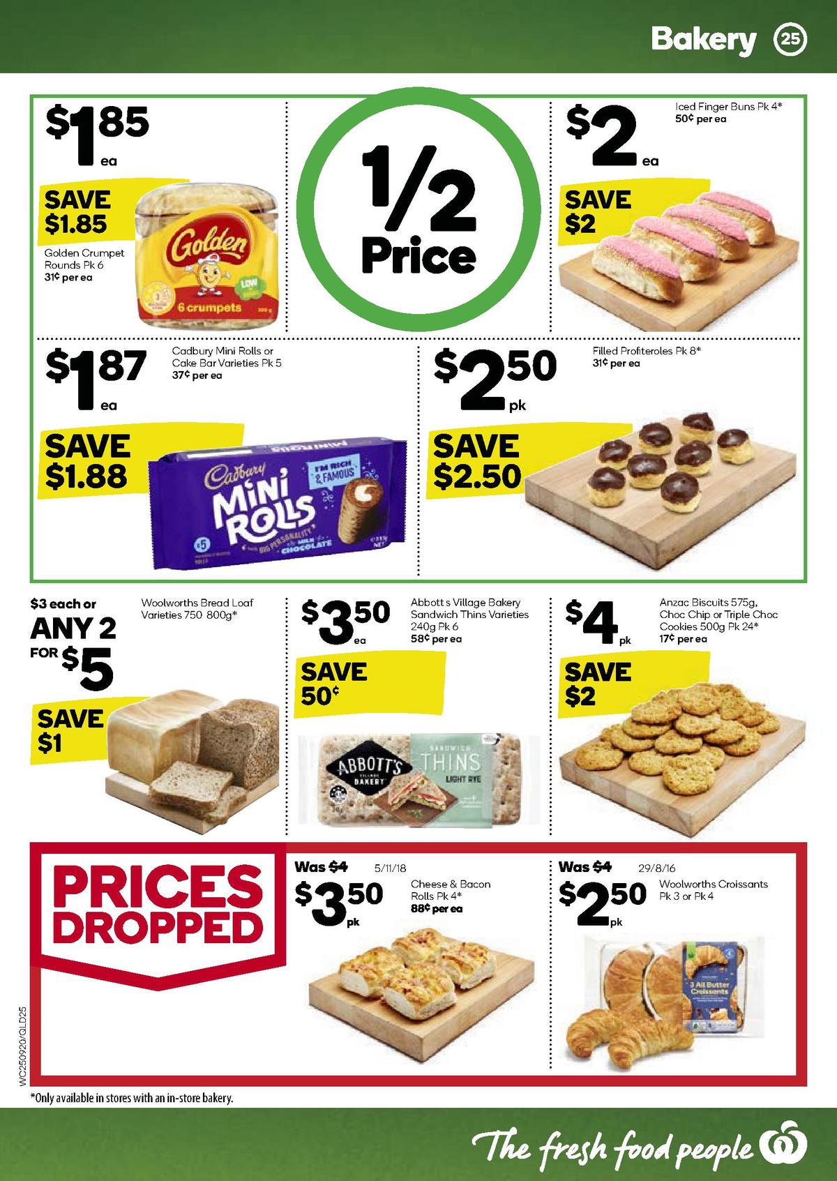 Woolworths Catalogues from 25 September