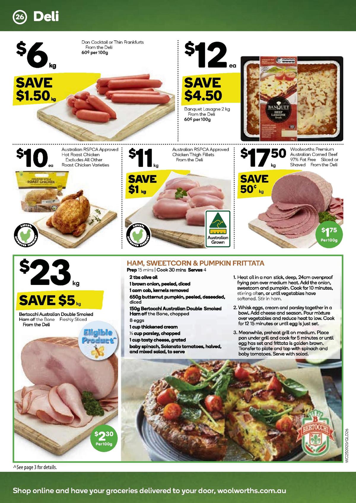 Woolworths Catalogues from 25 September