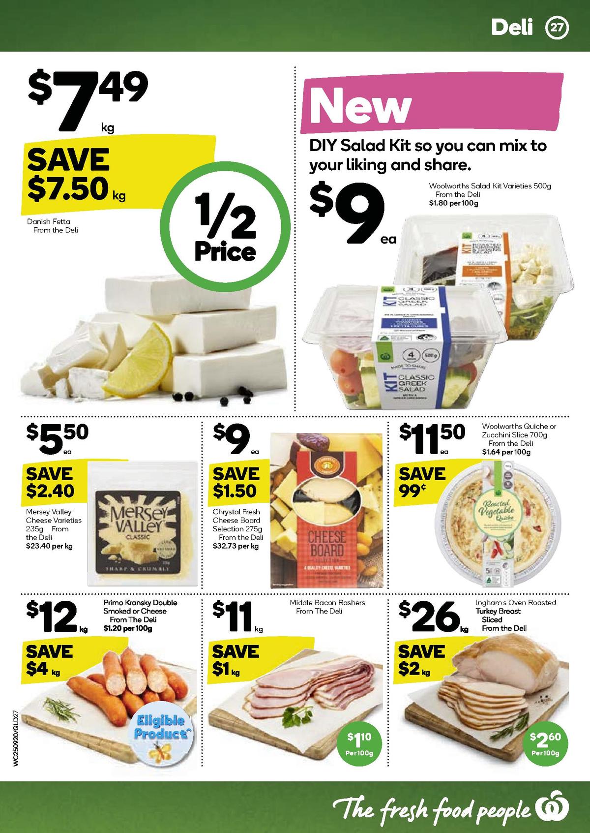 Woolworths Catalogues from 25 September