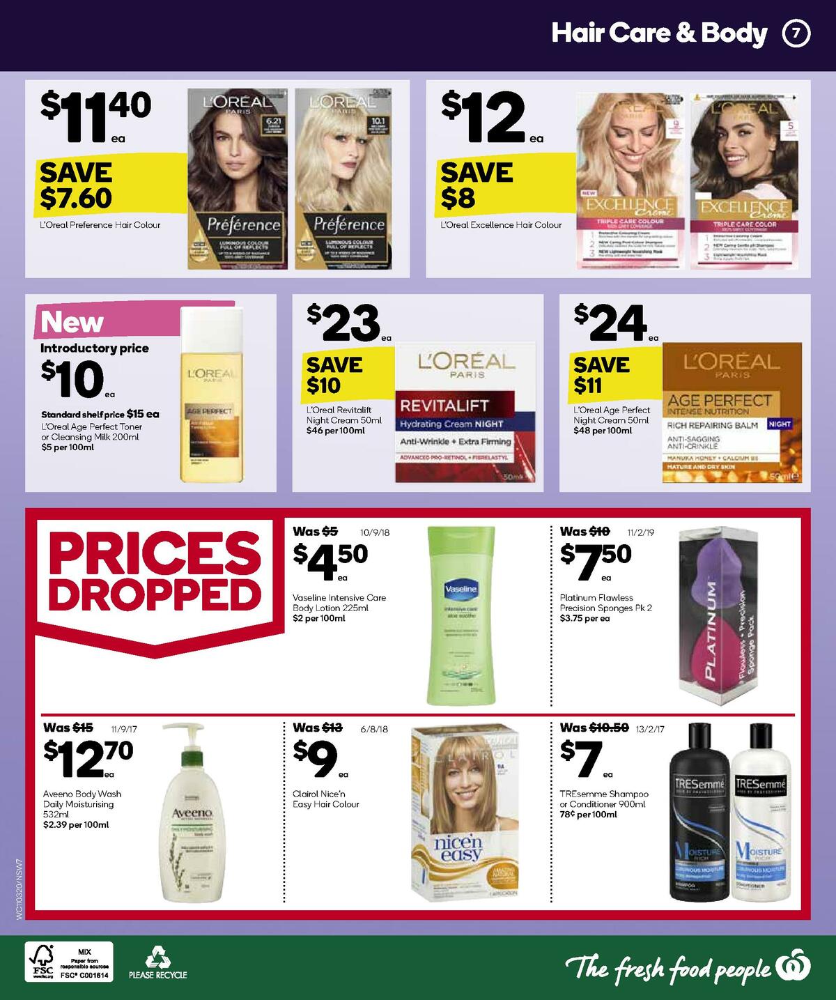 Woolworths Health & Beauty Catalogues from 11 March