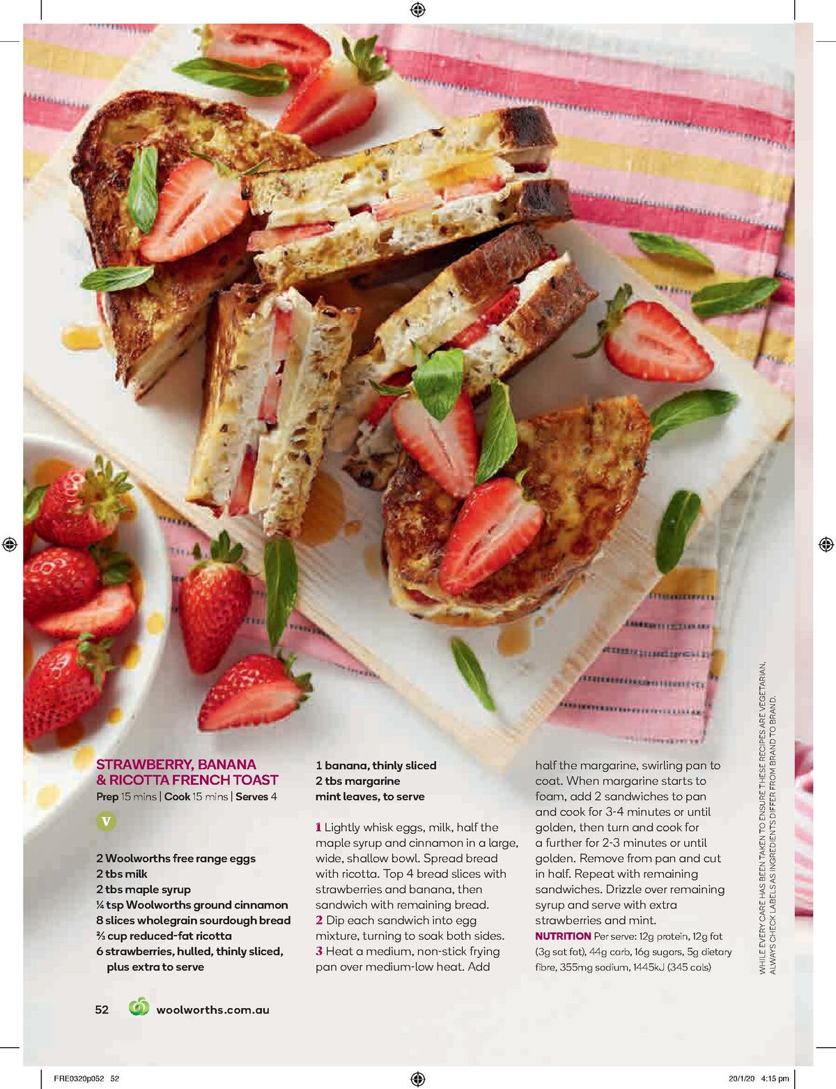 Woolworths Magazine March Catalogues from 1 March